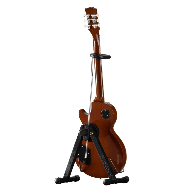 Gibson AXE HEAVEN Les Paul Tobacco Burst 1:4 Scale Mini Guitar Model - Image 3