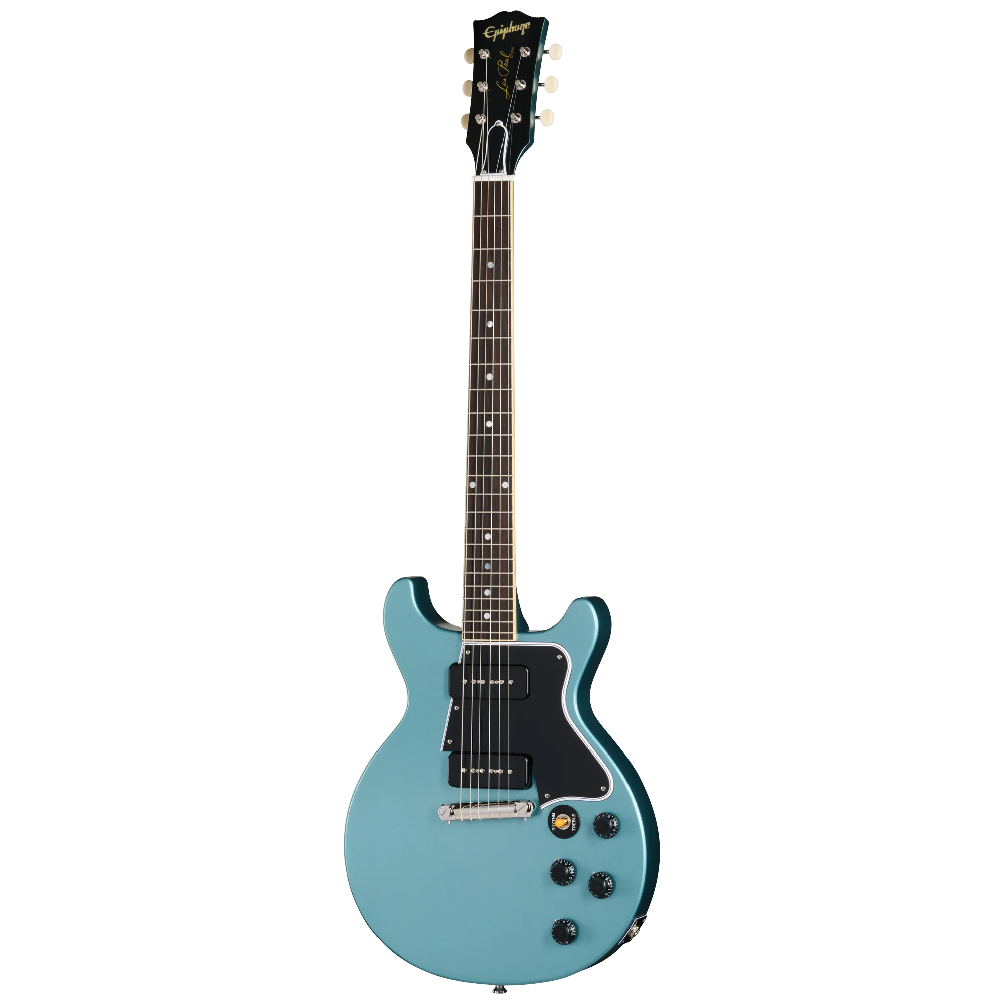 Epiphone IGC 1960 Les Paul Special Double Cut Reissue, Pelham Blue, Exclusive - Image 3