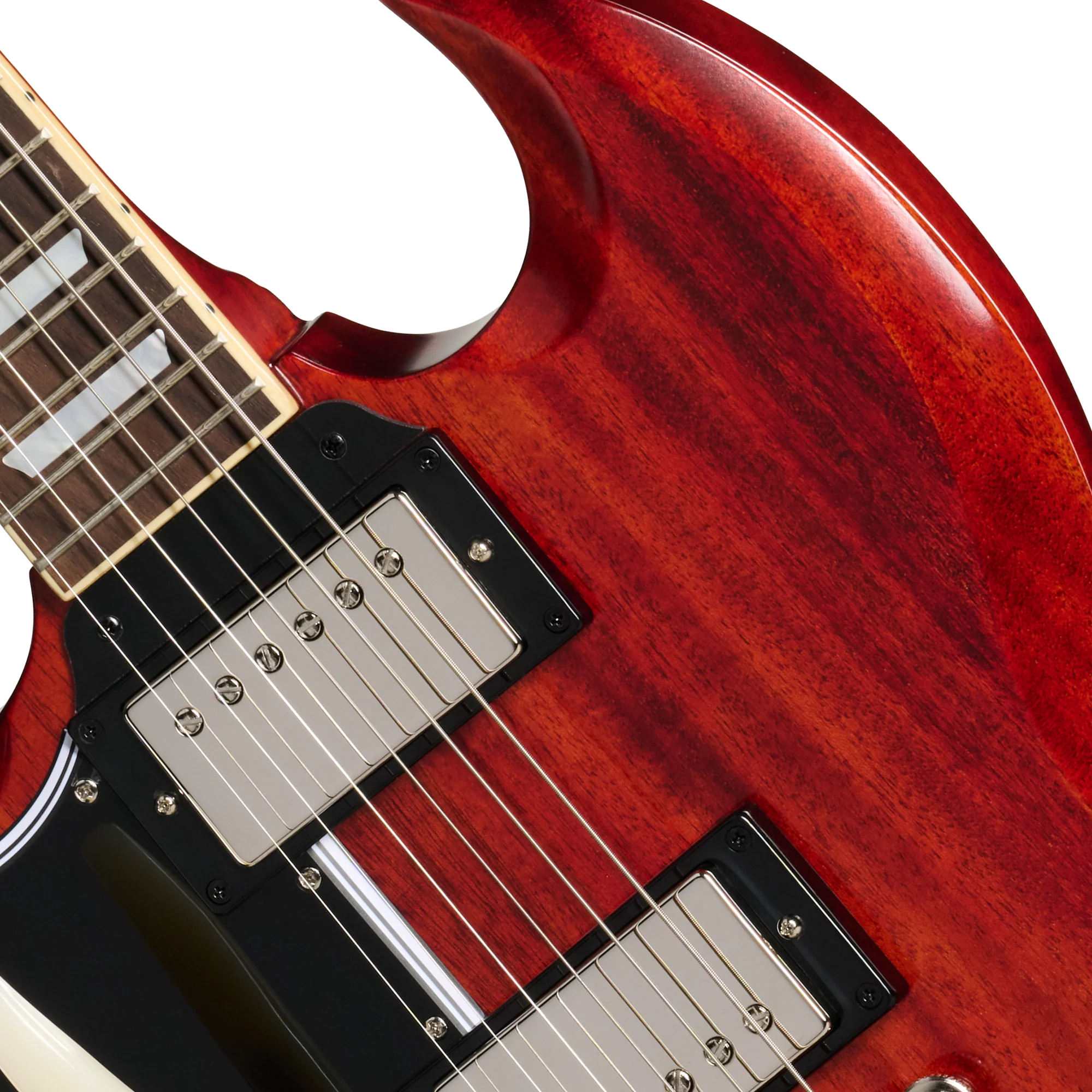 Epiphone IGC 1964 SG Standard Reissue With Maestro Vibrola, Left-Handed, Cherry Red - Image 7