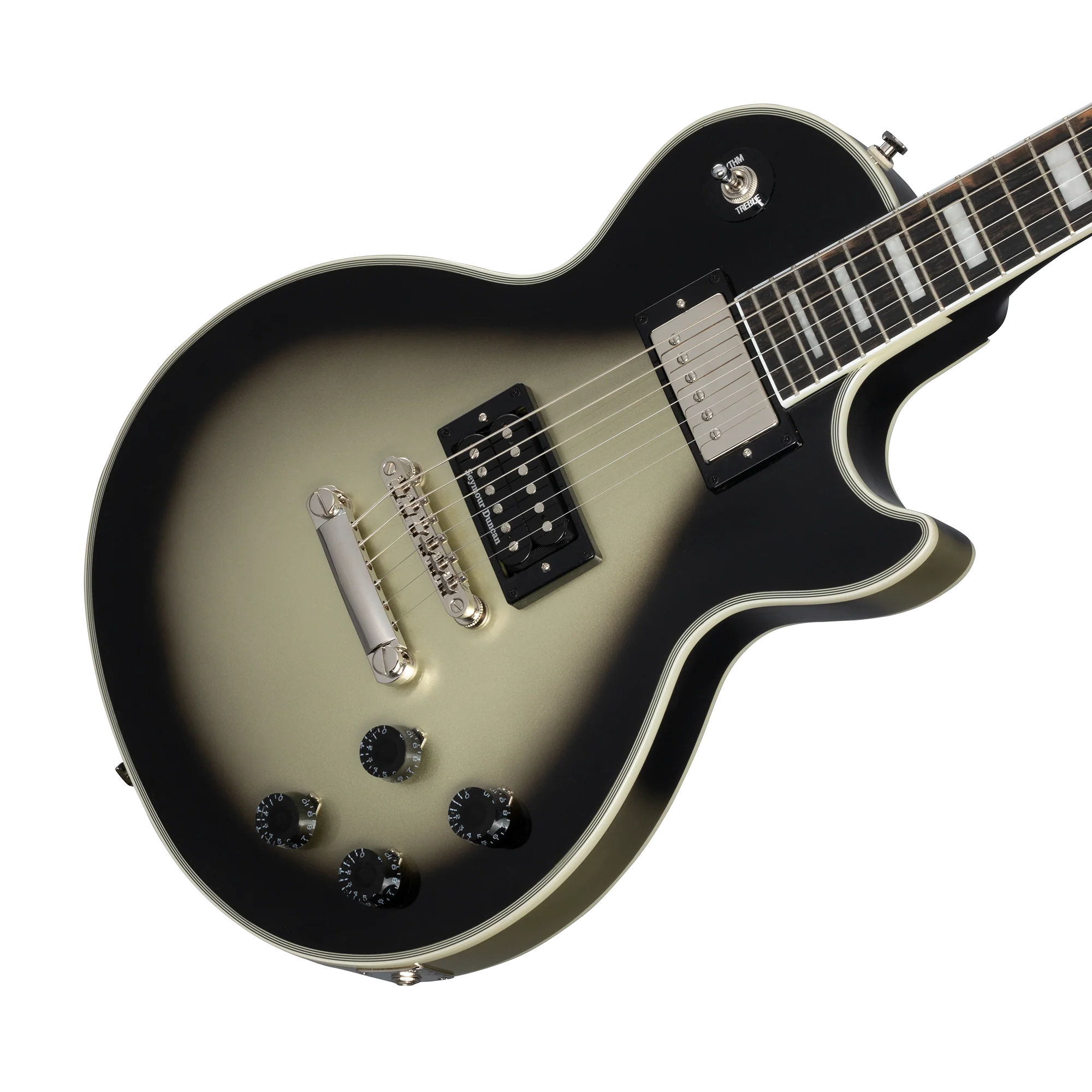 Epiphone Adam Jones Les Paul Custom Art Collection: Ernst Fuchs’ “ANTI-LAOKOON 1965”, Antique Silverburst - Image 9
