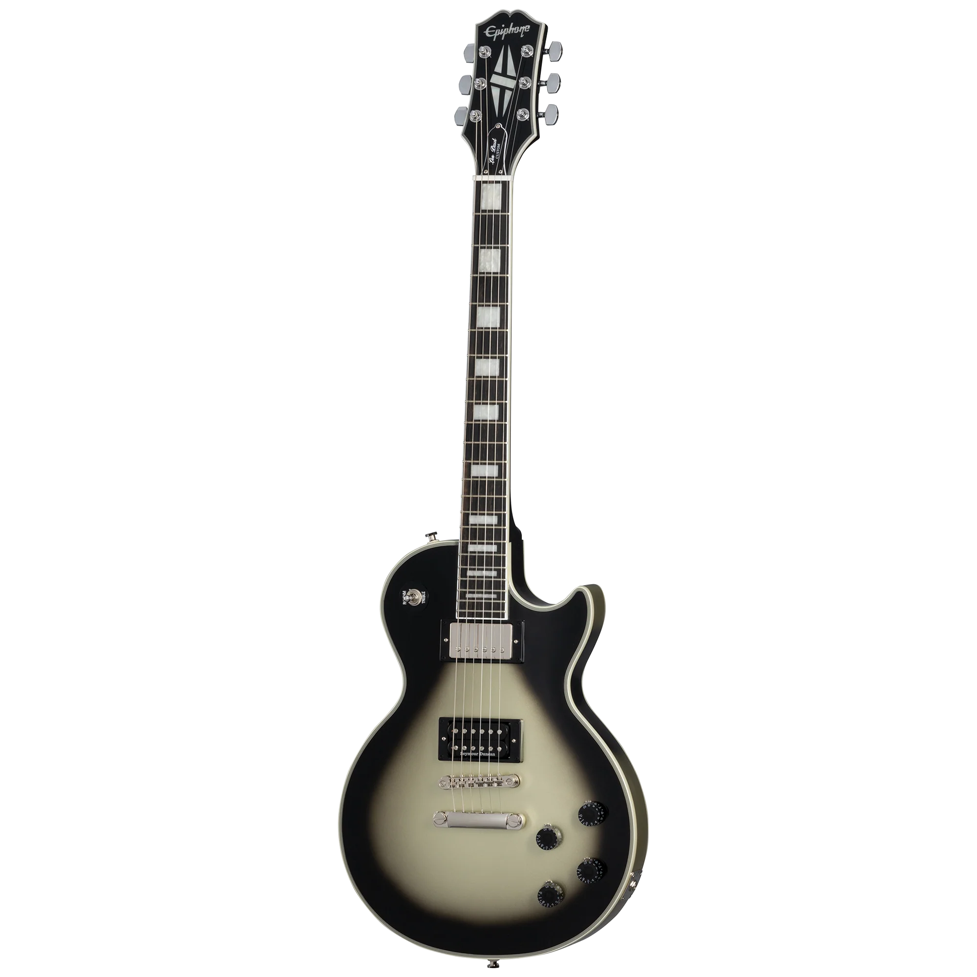 Epiphone Adam Jones Les Paul Custom Art Collection: Korin Faught’s “Sensation”, Antique Silverburst - Image 3