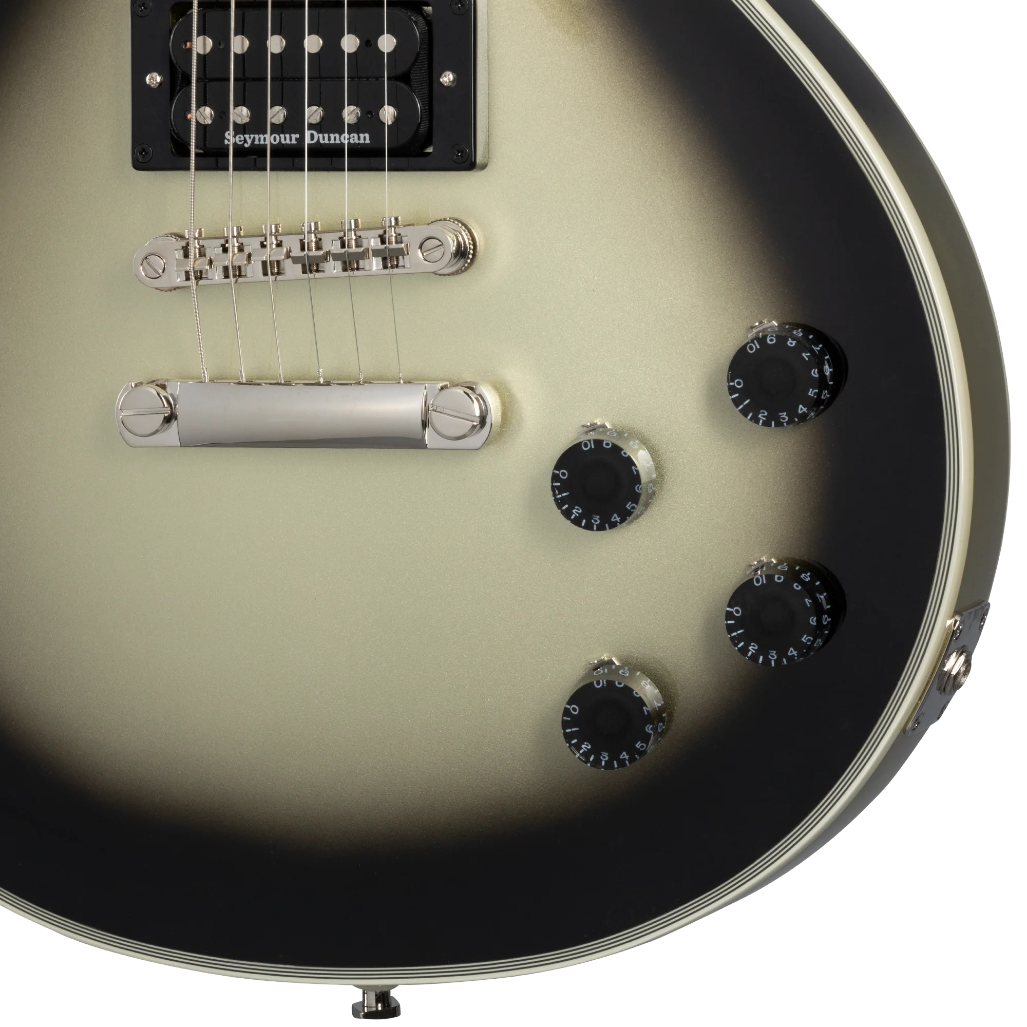 Epiphone Adam Jones Les Paul Custom Art Collection: Korin Faught’s “Sensation”, Antique Silverburst - Image 8