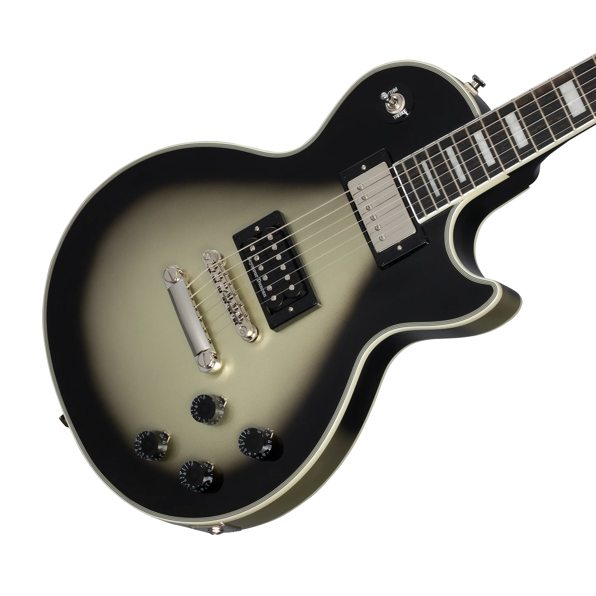 Epiphone Adam Jones Les Paul Custom Art Collection: Korin Faught’s “Sensation”, Antique Silverburst - Image 9