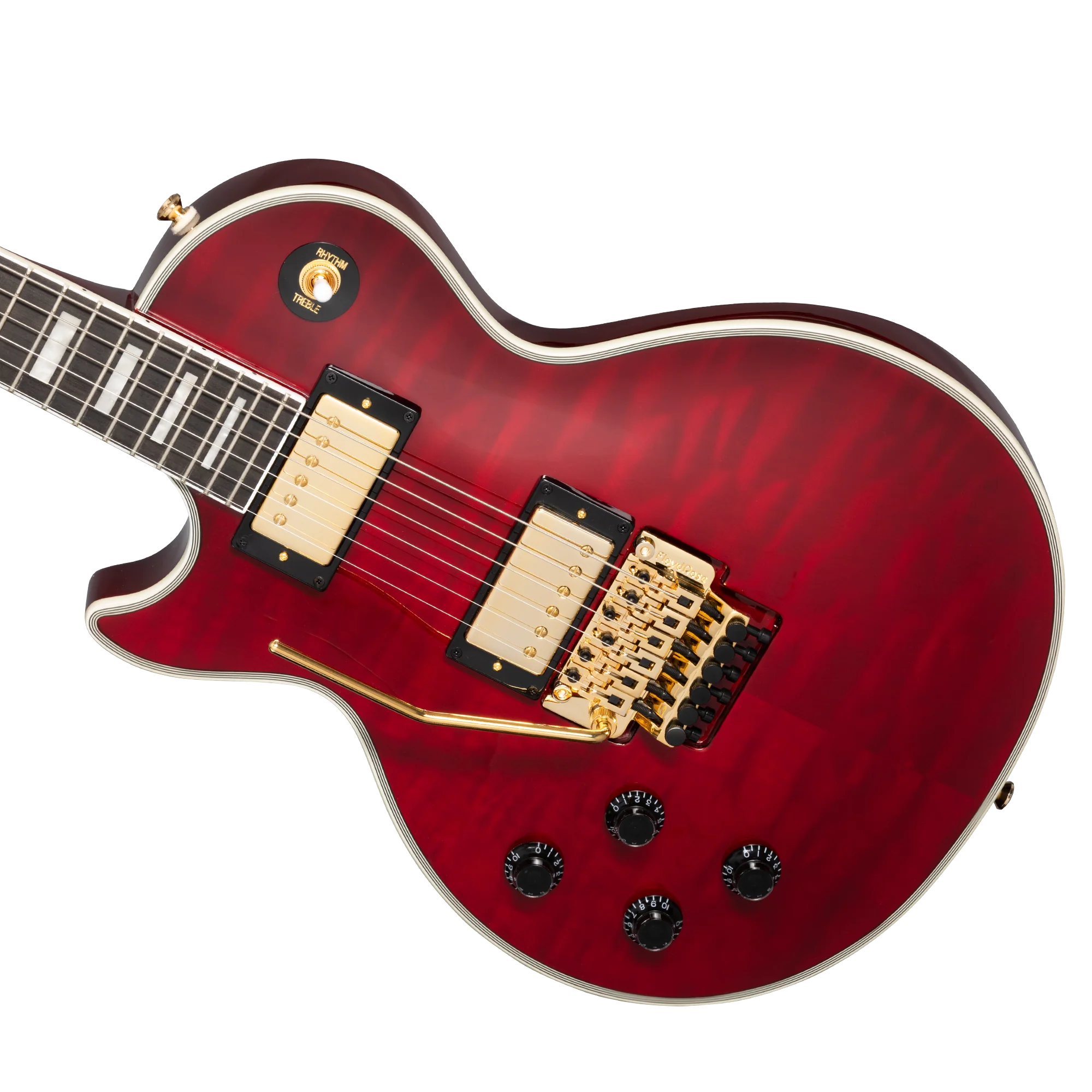 Epiphone Alex Lifeson Les Paul Custom Axcess, Left-Handed, Ruby - Image 9