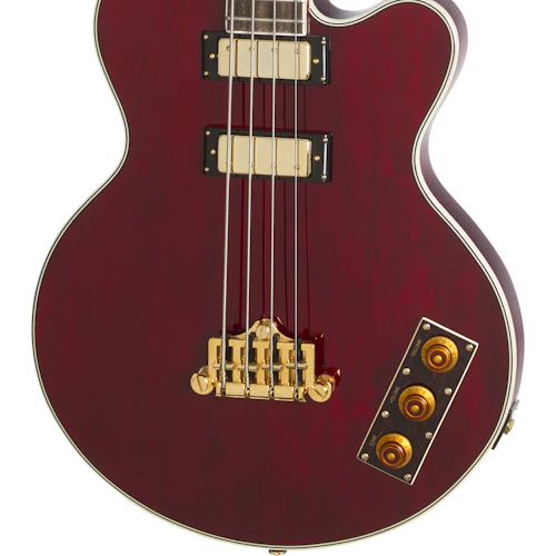 Epiphone Allen Woody Rumblekat Bass, Wine Red - Image 3