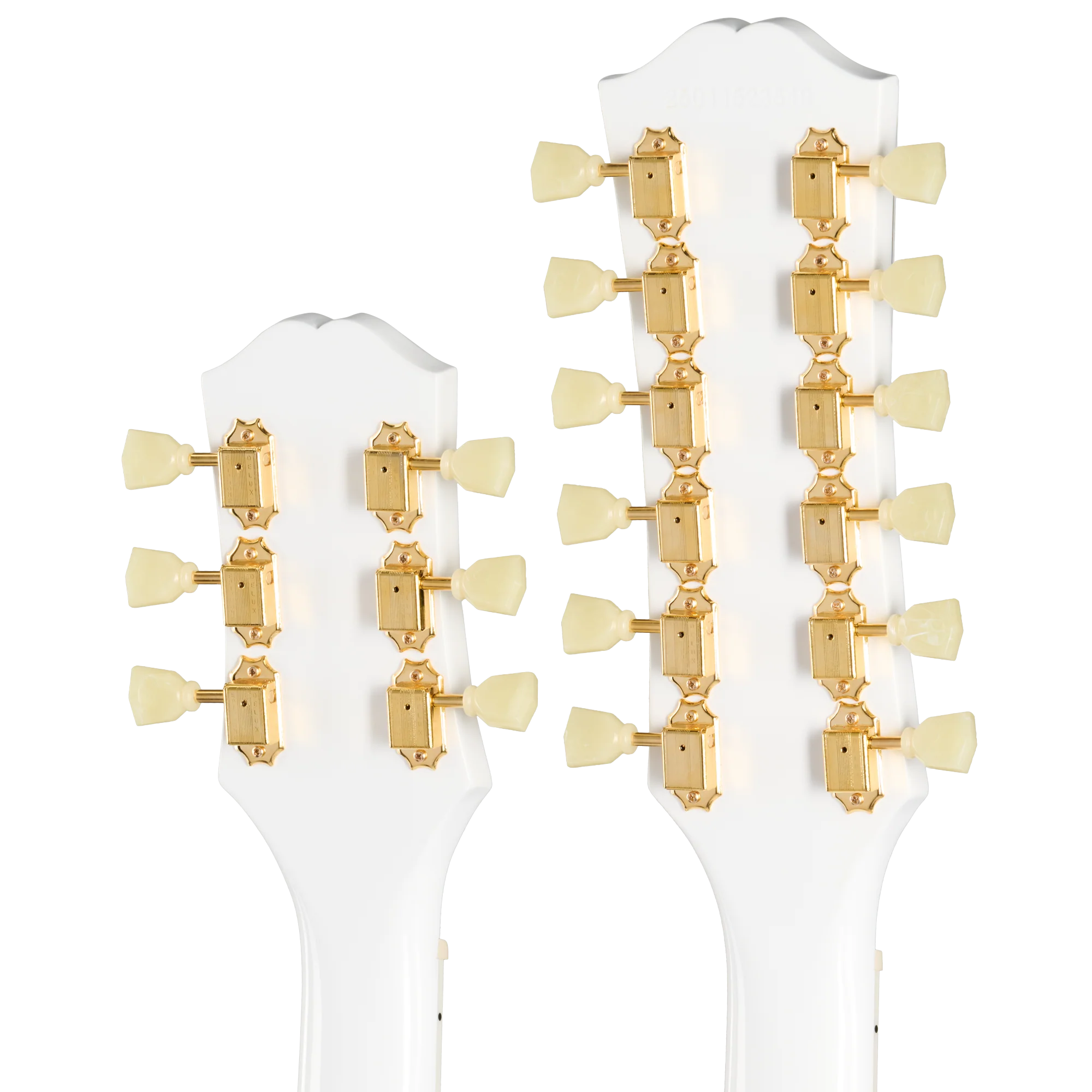 Epiphone EDS-1275 Doubleneck, Alpine White - Image 6