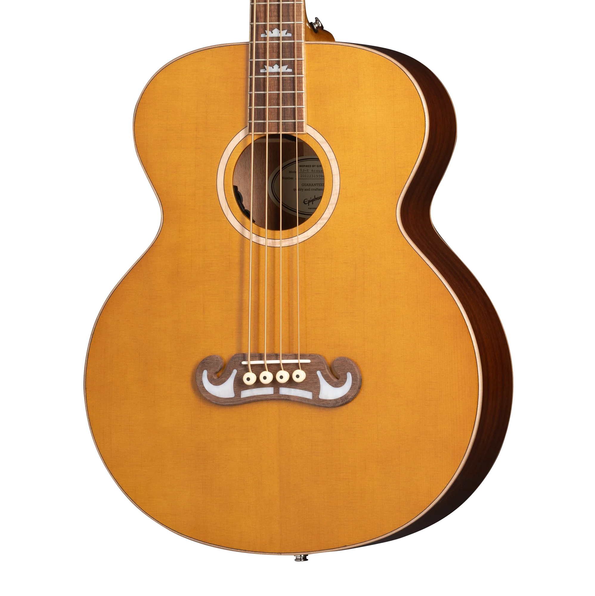 Epiphone El Capitan J-200 Studio Bass, Aged Vintage Natural