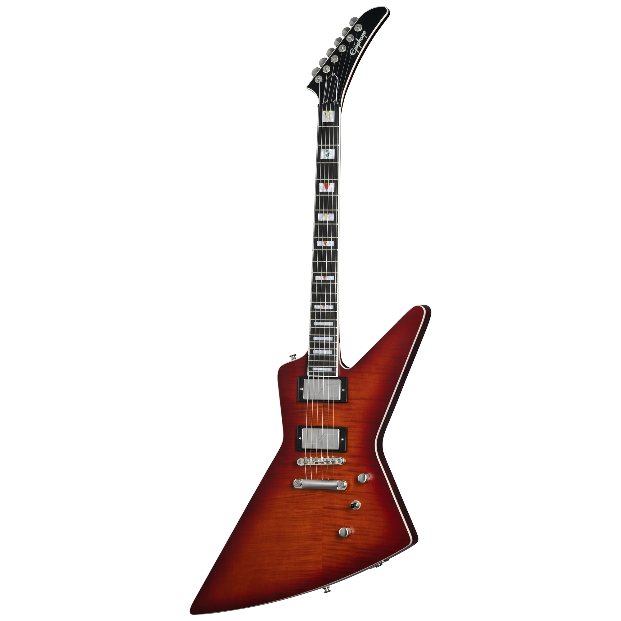 Epiphone Extura Prophecy, Aged Bengal Tiger Burst - Image 3