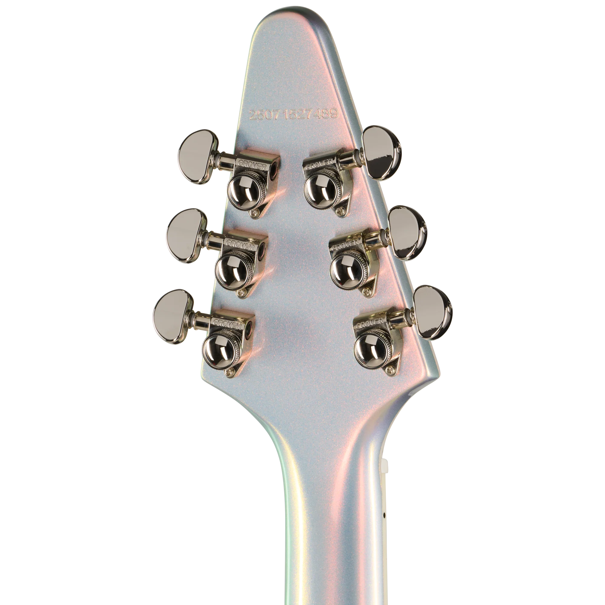 Epiphone Futura Flying V Custom, Quicksilver Shift - Image 5