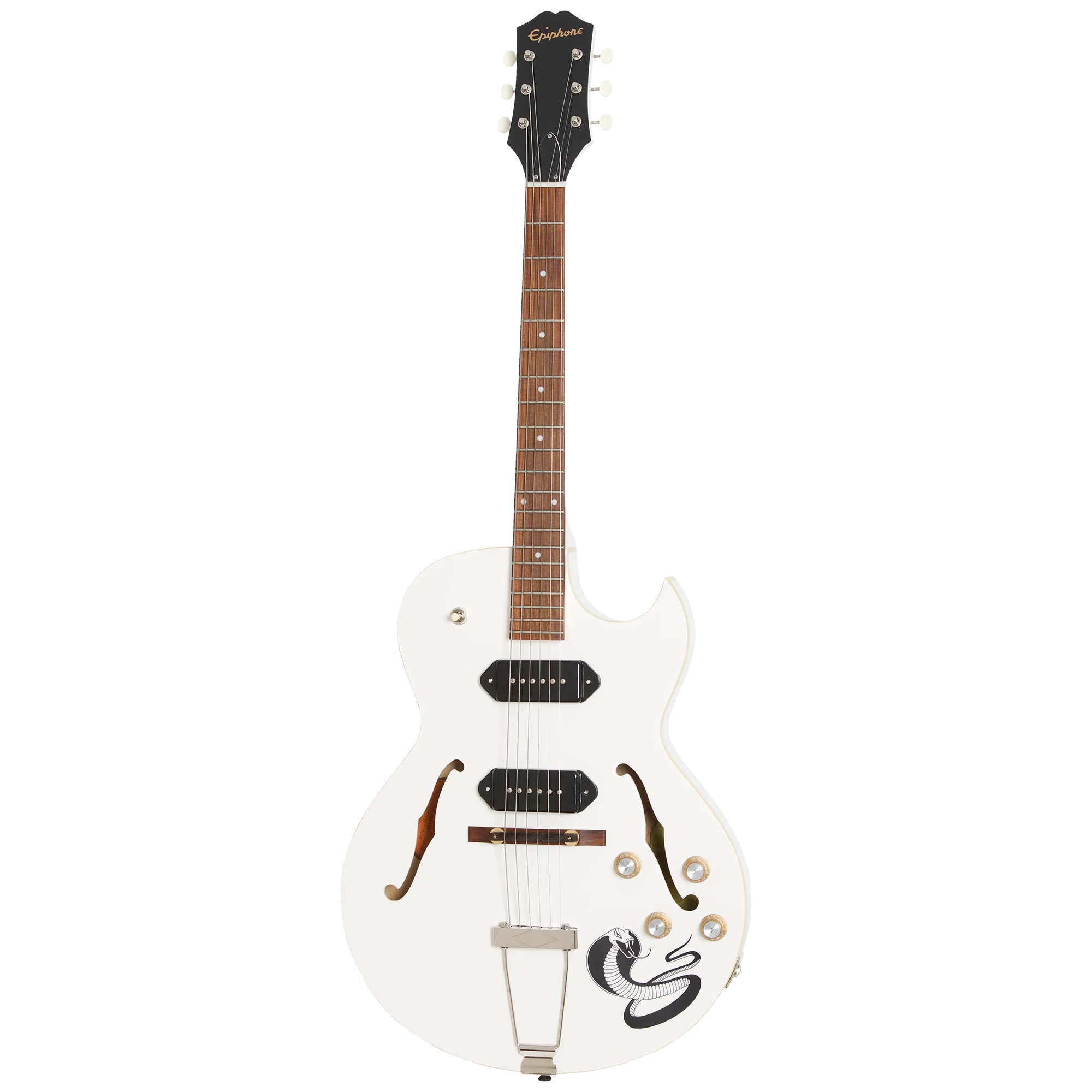 Epiphone George Thorogood White Fang Outfit, Bone White - Image 3