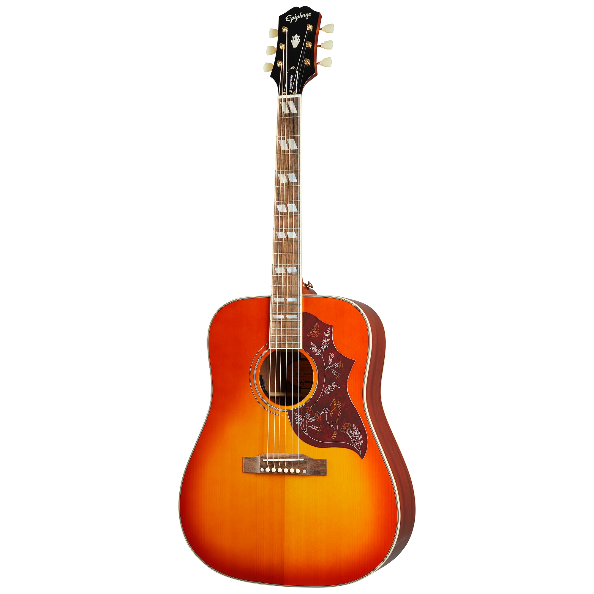 Epiphone Hummingbird, Aged Cherry Sunburst Gloss - Image 3