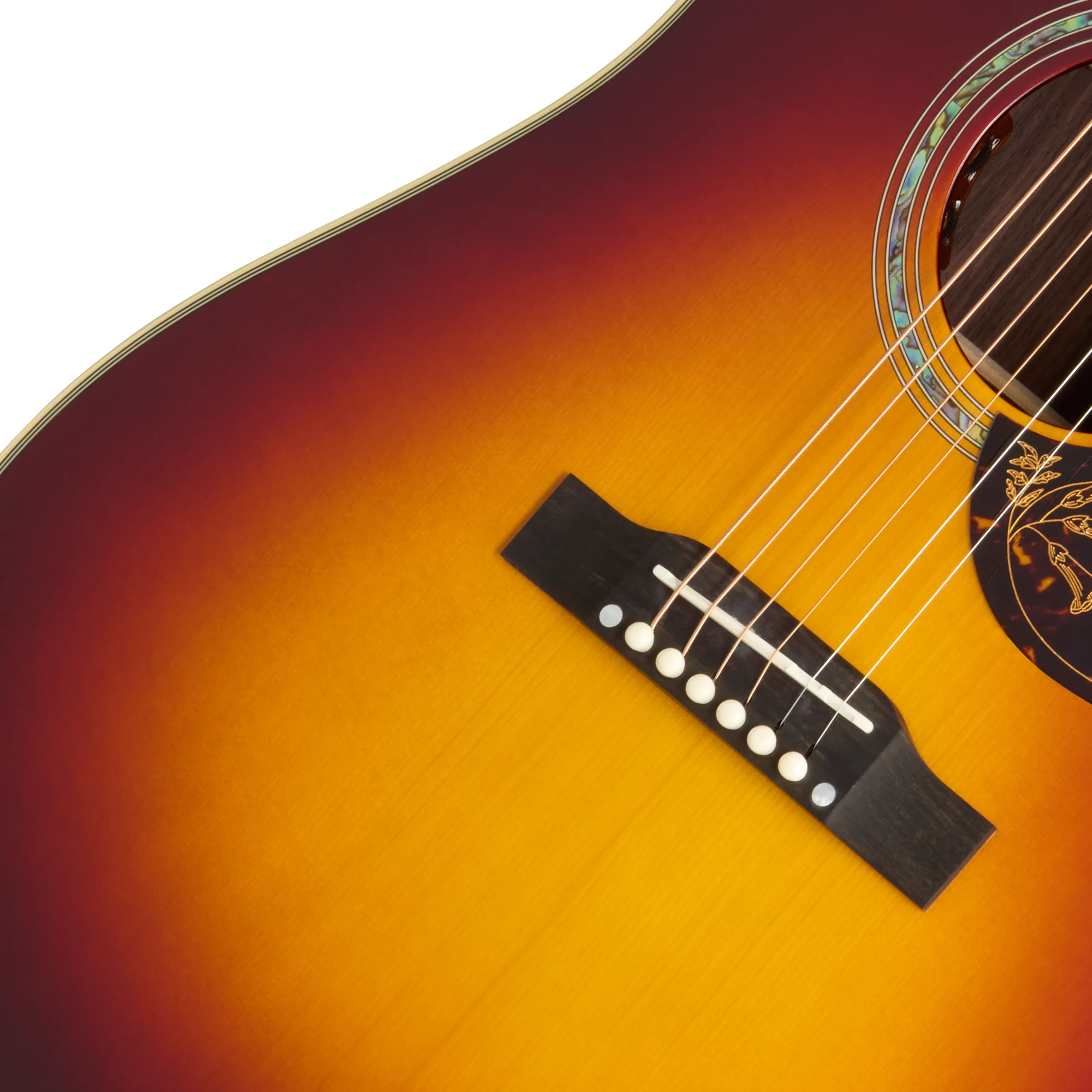 Epiphone IGC Hummingbird Deluxe EC, Autumn Burst - Image 8