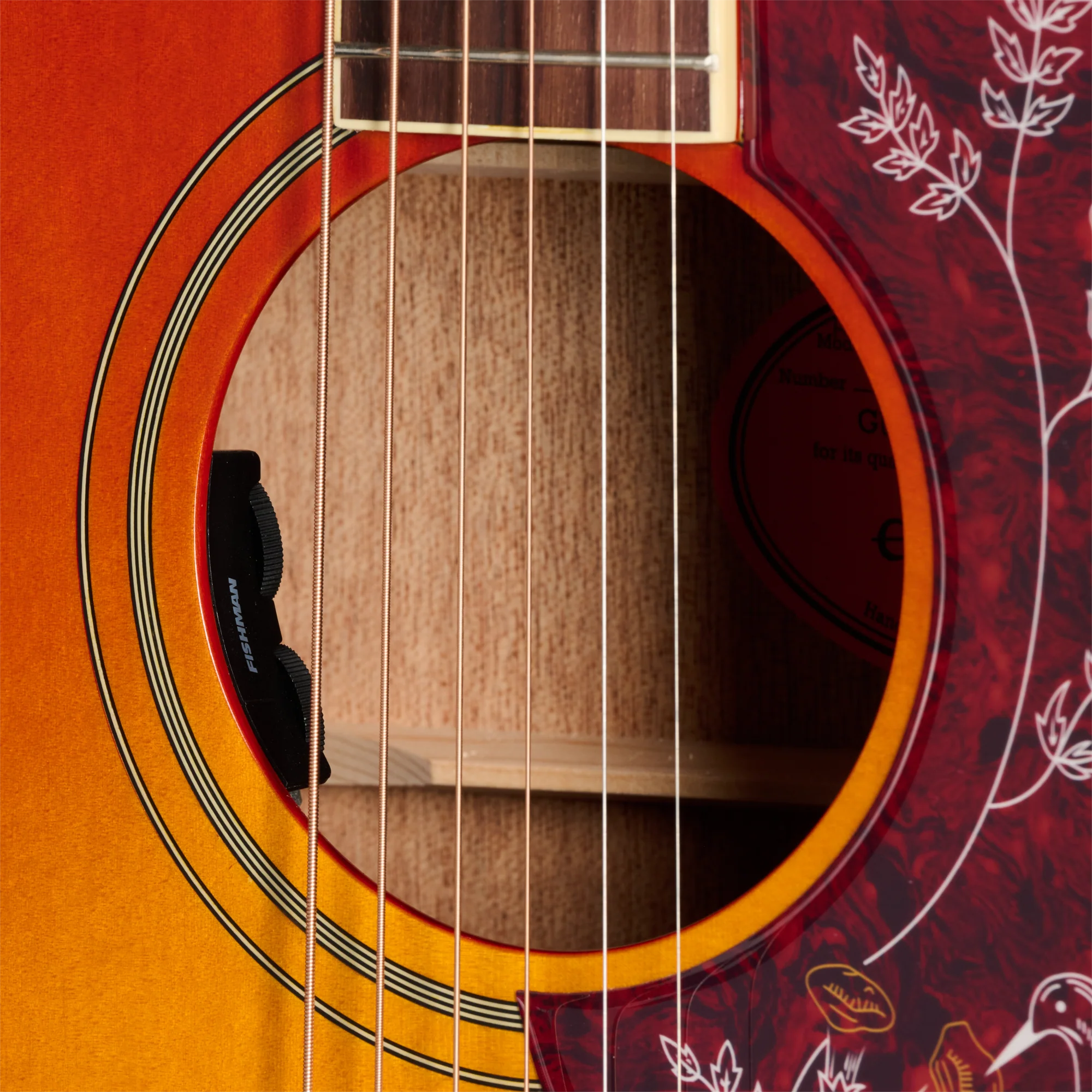 Epiphone Hummingbird Standard, Cherry Sunburst - Image 9