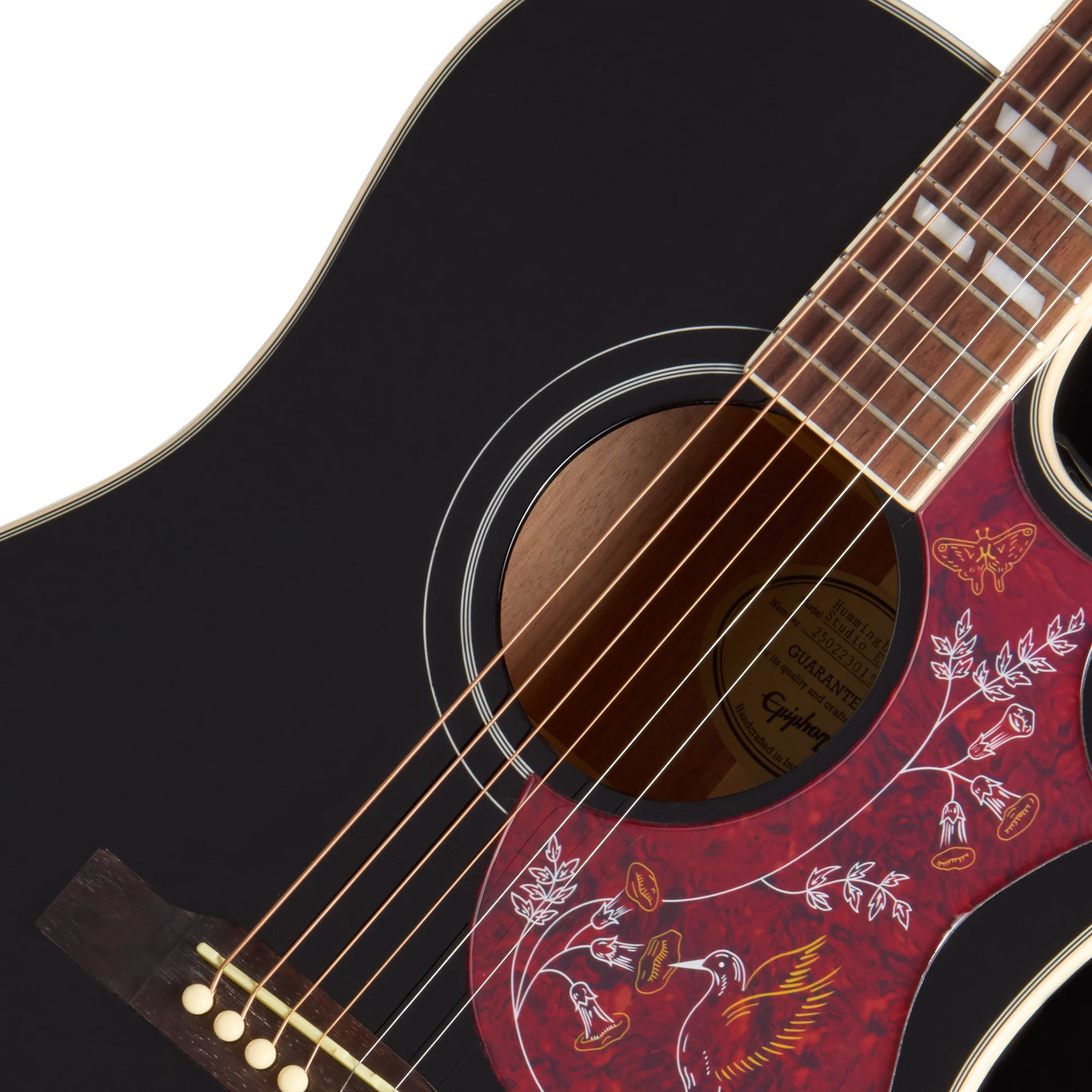 Epiphone Hummingbird Studio EC, Ebony, Exclusive - Image 7