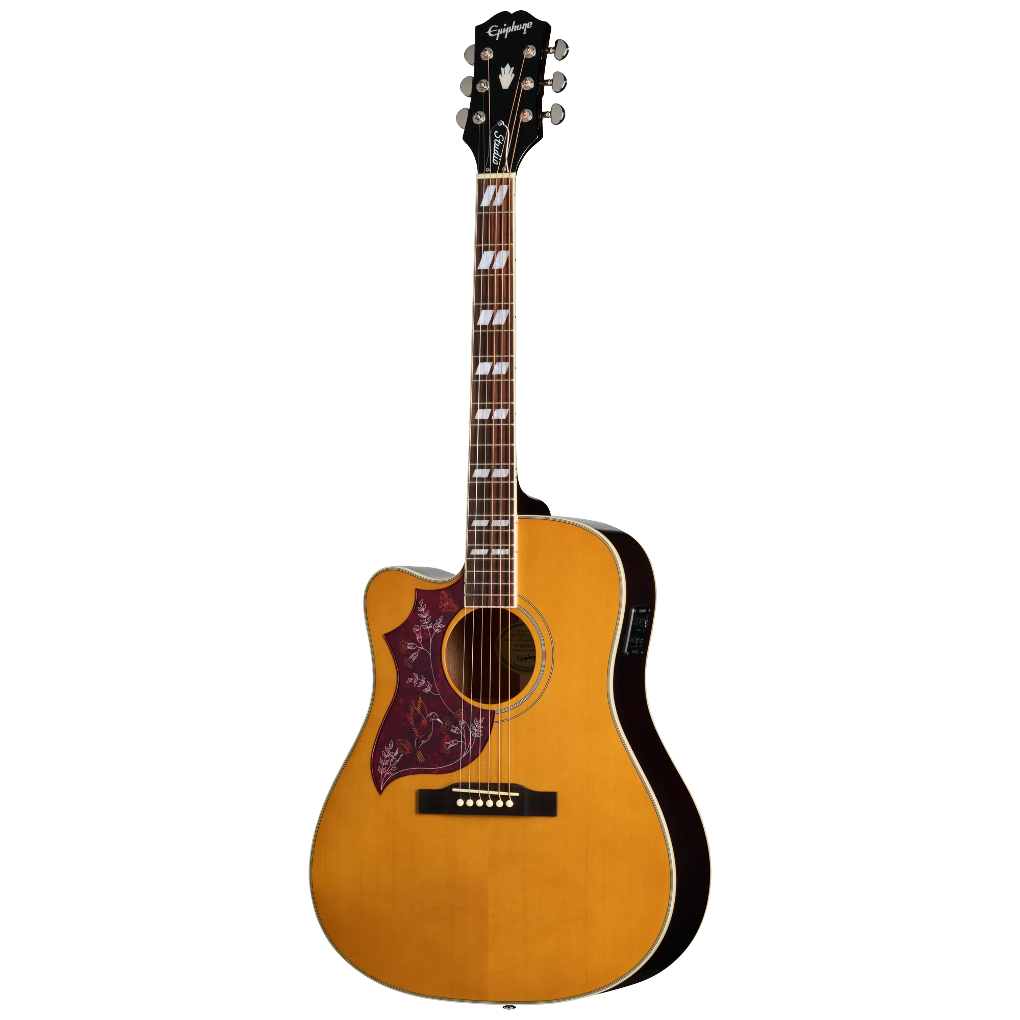 Epiphone Hummingbird Studio EC, Left-Handed, Natural - Image 3