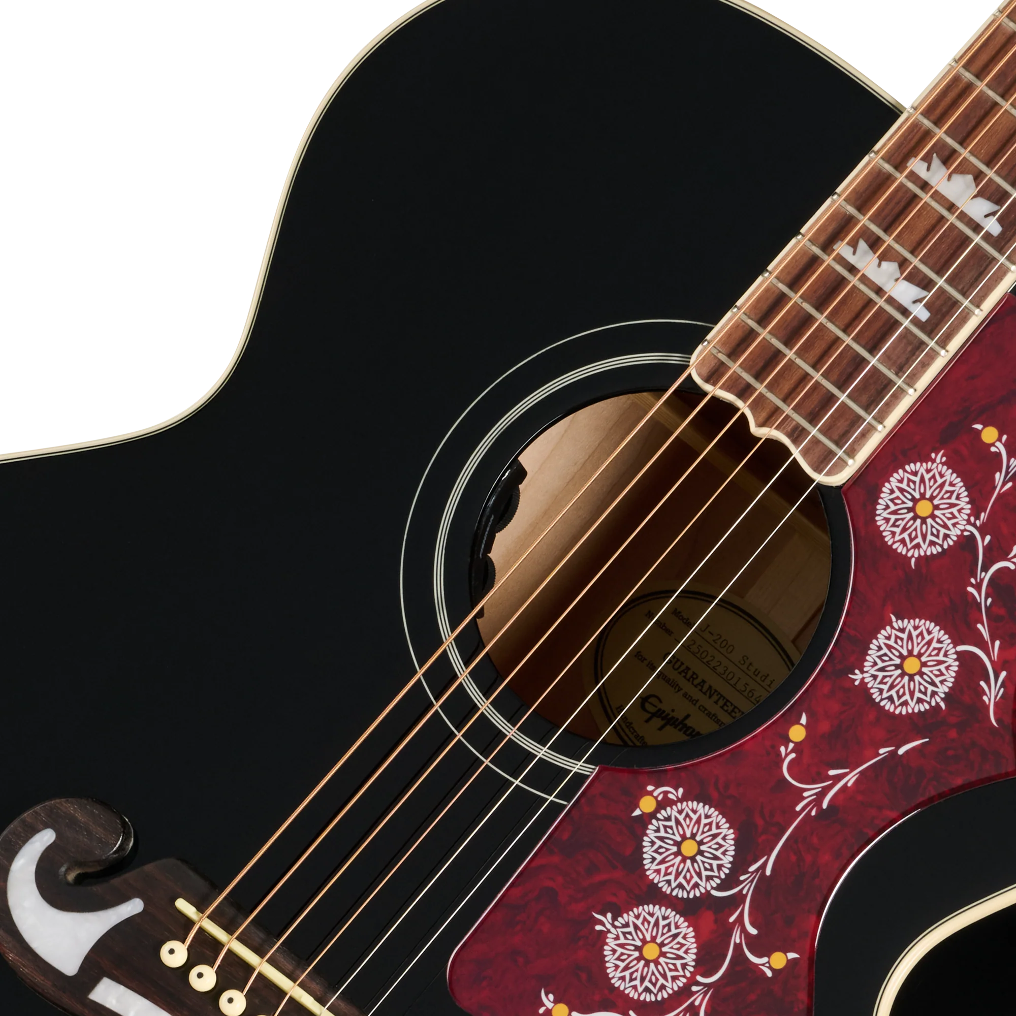 Epiphone J-200 Studio, Ebony, Exclusive - Image 7