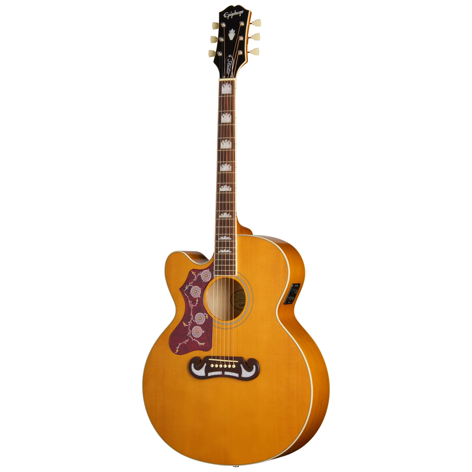 Epiphone J-200 Studio EC, Left-Handed, Natural - Image 3