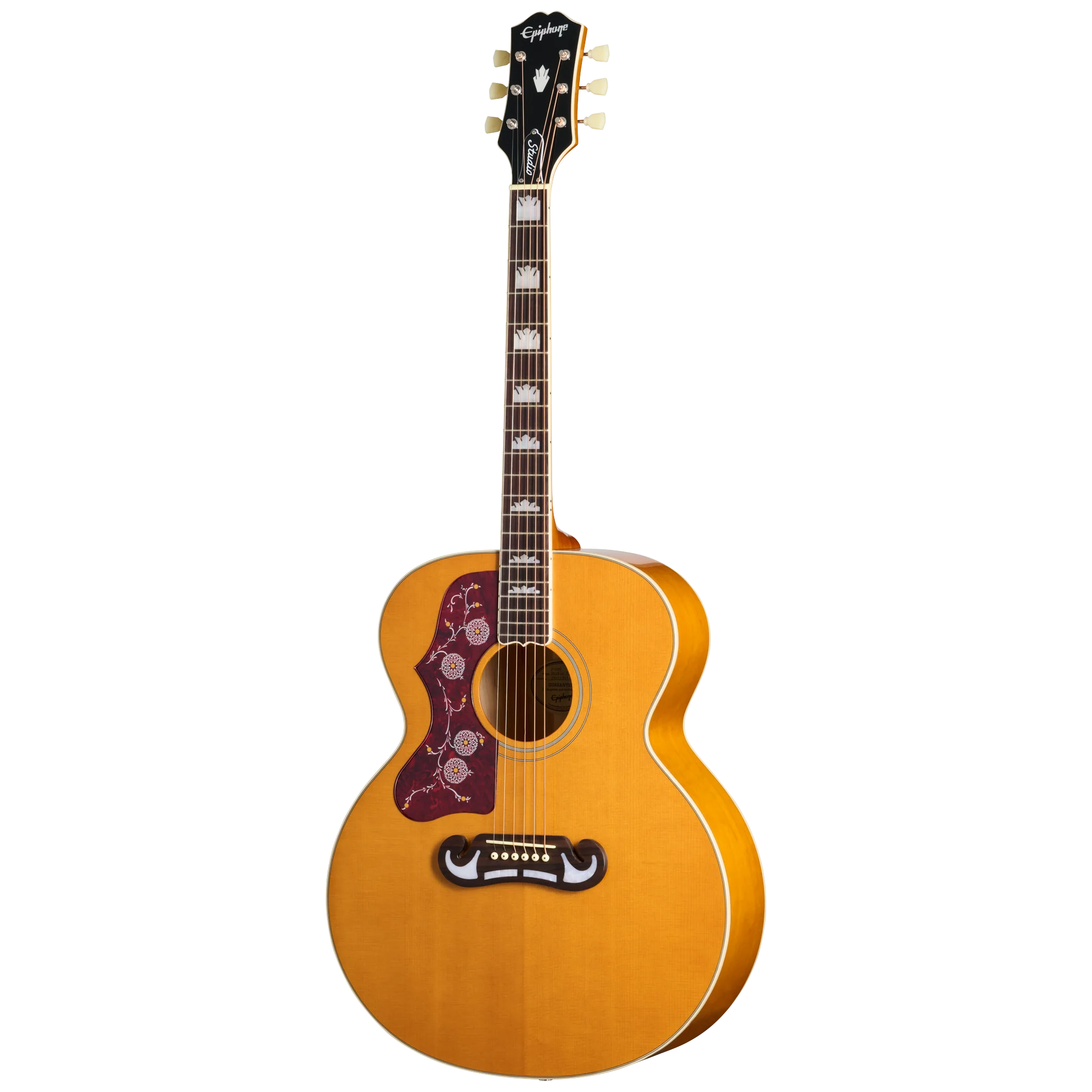 Epiphone J-200 Studio, Left-Handed, Natural - Image 3