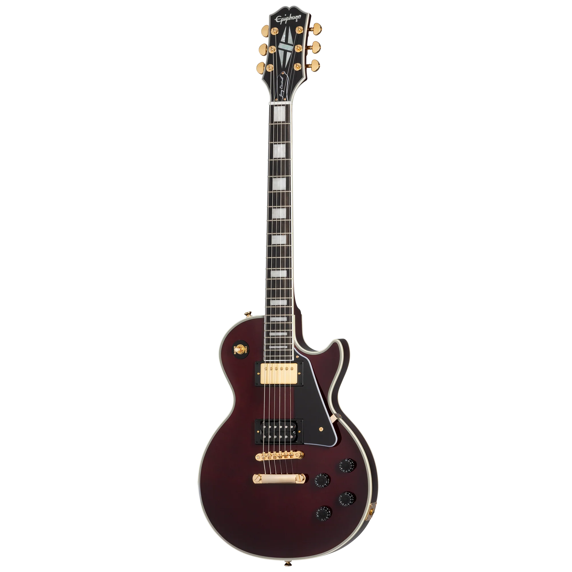 Epiphone Jerry Cantrell "Wino" Les Paul Custom, Dark Wine Red - Image 3