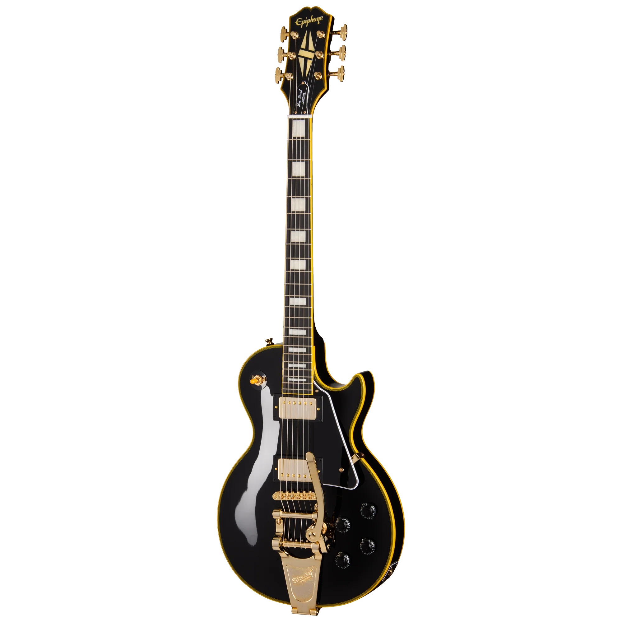 Epiphone Joe Bonamassa 1959 Les Paul Custom, Antique Ebony - Image 3