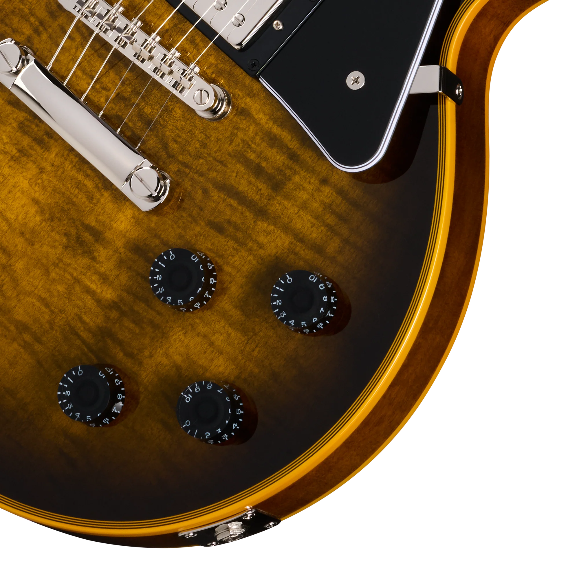 Epiphone Les Paul Custom Widow, Yellow Burst, Exclusive - Image 8