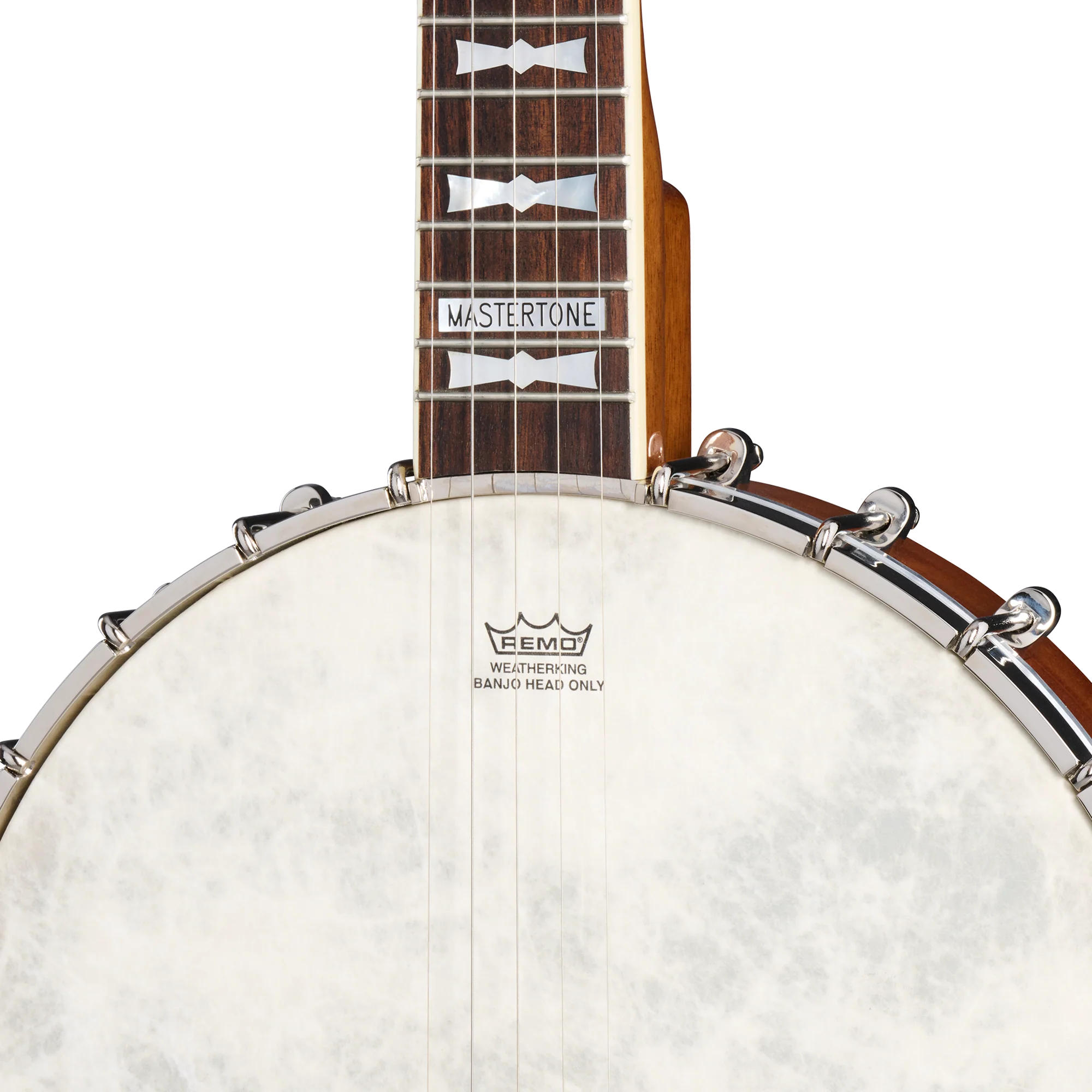 Epiphone Mastertone Bowtie Open Back Banjo, Natural - Image 7
