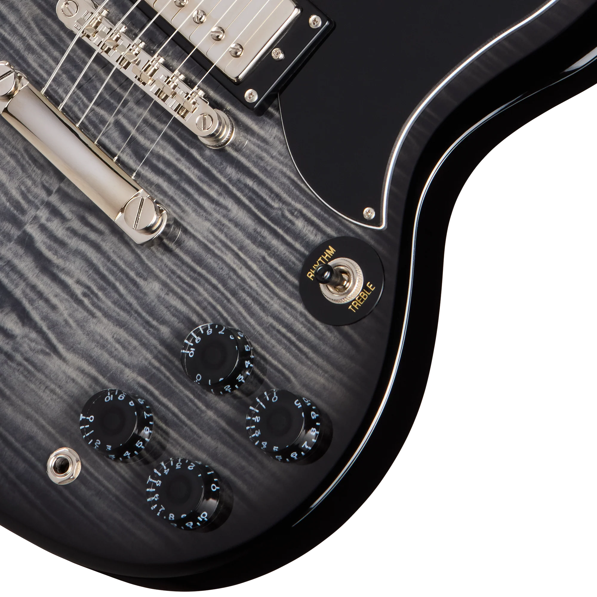 Epiphone SG Tribute Plus, Ebony Burst - Image 8