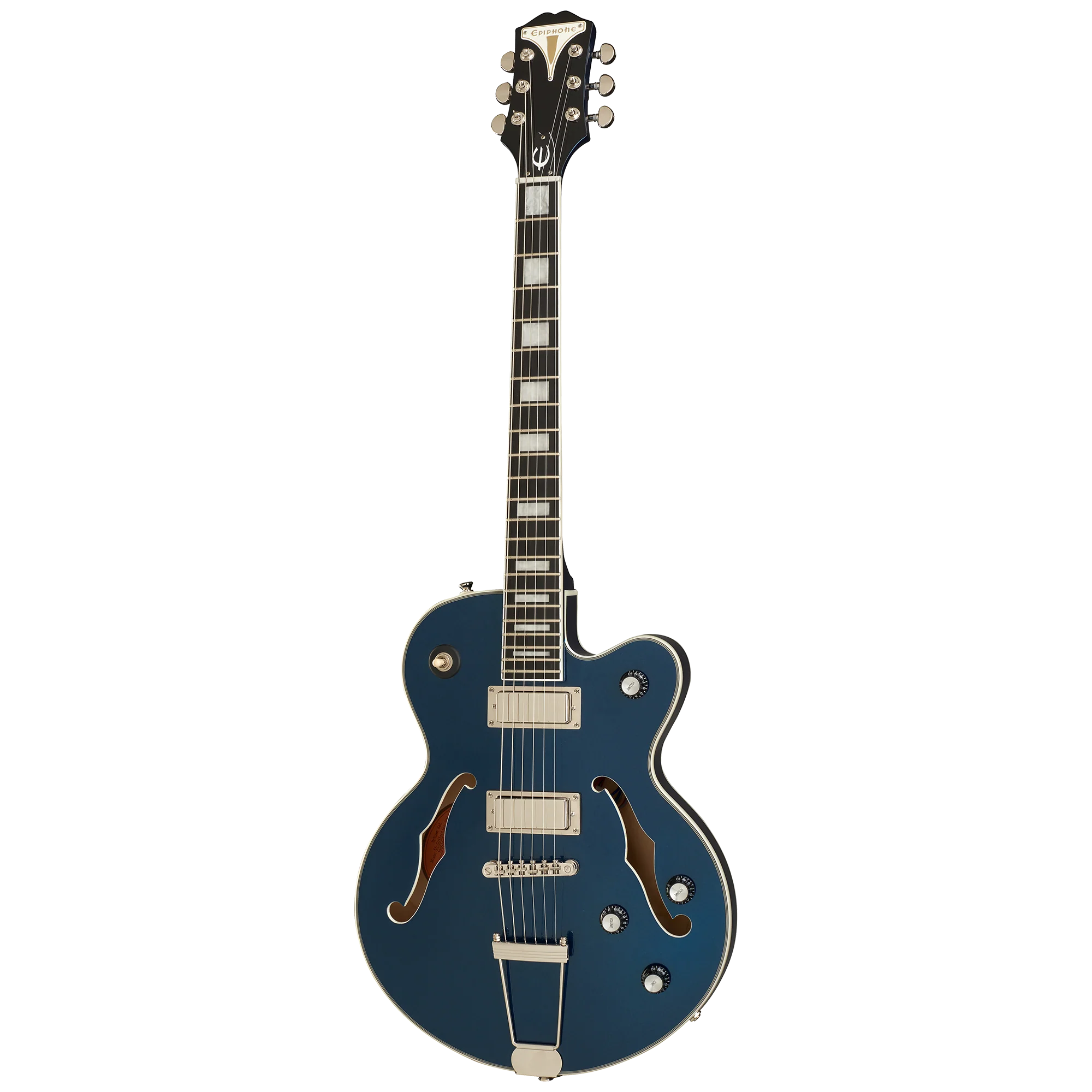 Epiphone Uptown Kat ES, Sapphire Blue Metallic - Image 3
