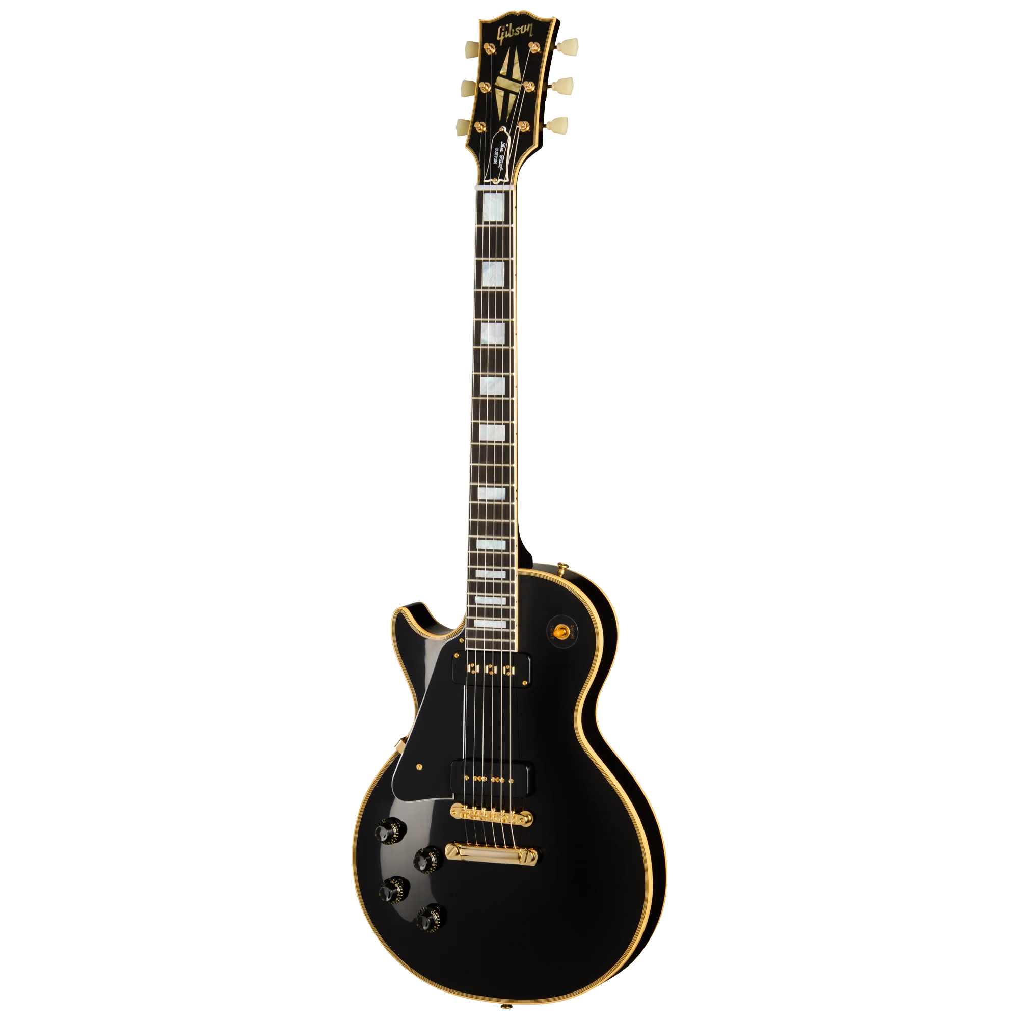 Gibson Custom 1954 Les Paul Custom Reissue, Left-Handed, VOS, Ebony - Image 2