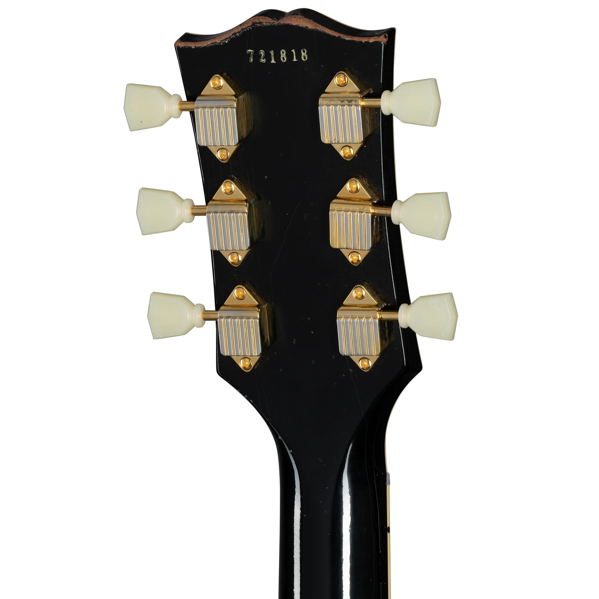 Gibson Custom 1957 Les Paul Custom Reissue 3-Pickup, Light Aged, Ebony - Image 6