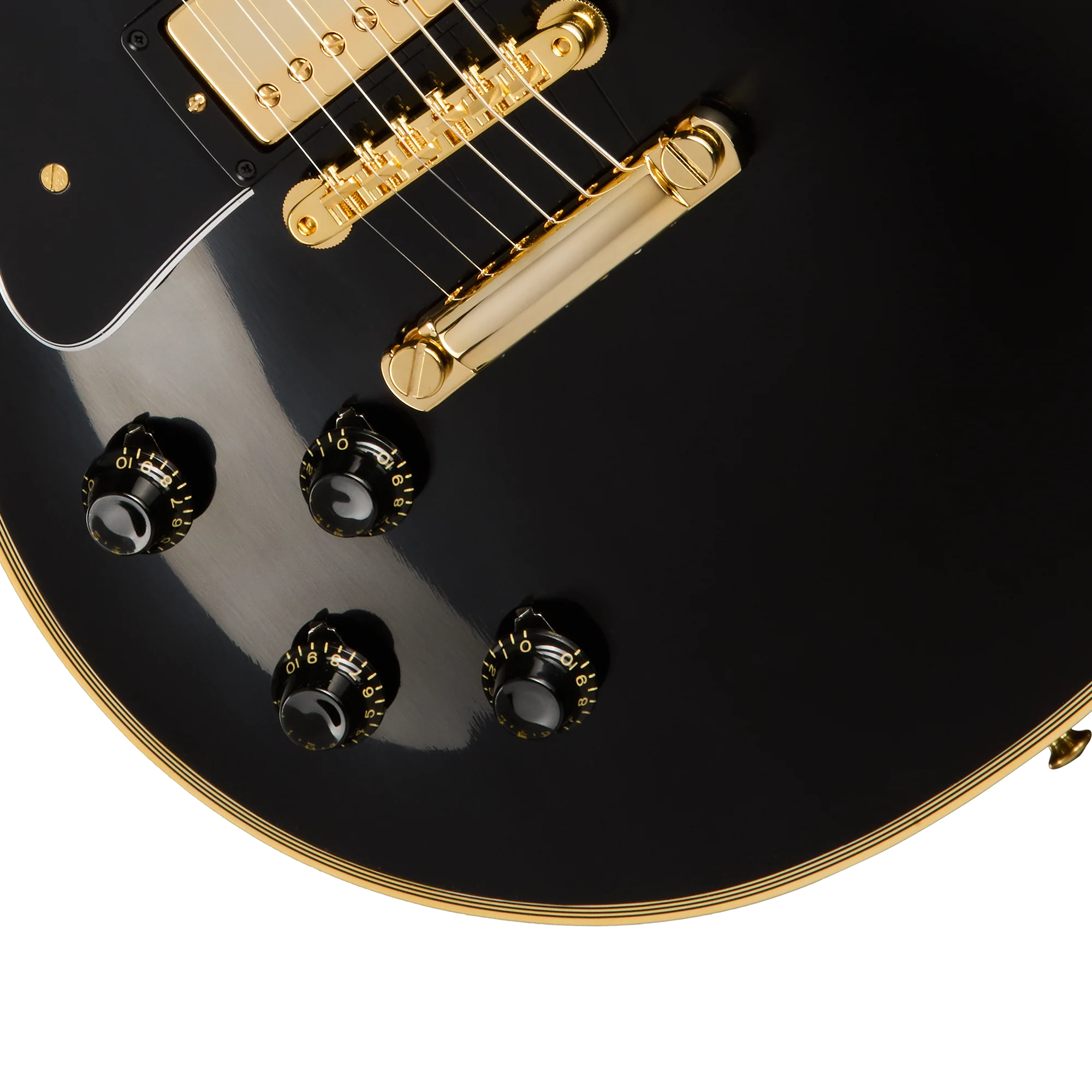 Gibson Custom 1957 Les Paul Custom Reissue 2-Pickup, Left-Handed, VOS, Ebony - Image 8