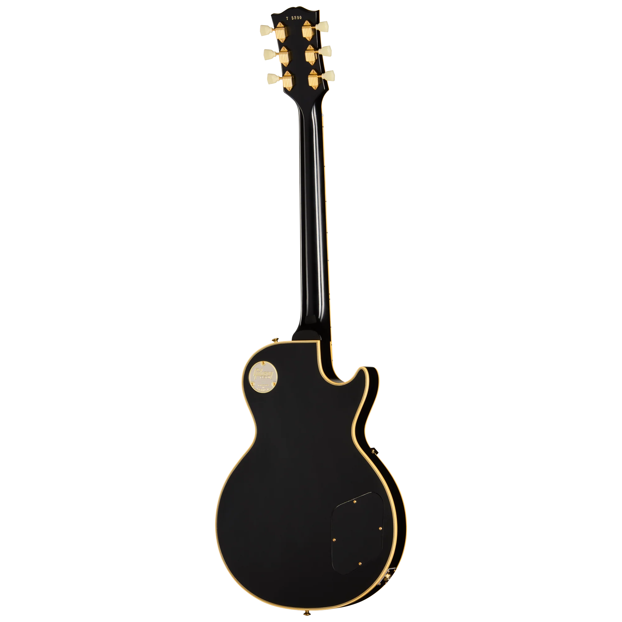 Gibson Custom 1957 Les Paul Custom Reissue 3-Pickup, Left-Handed, Ebony - Image 5