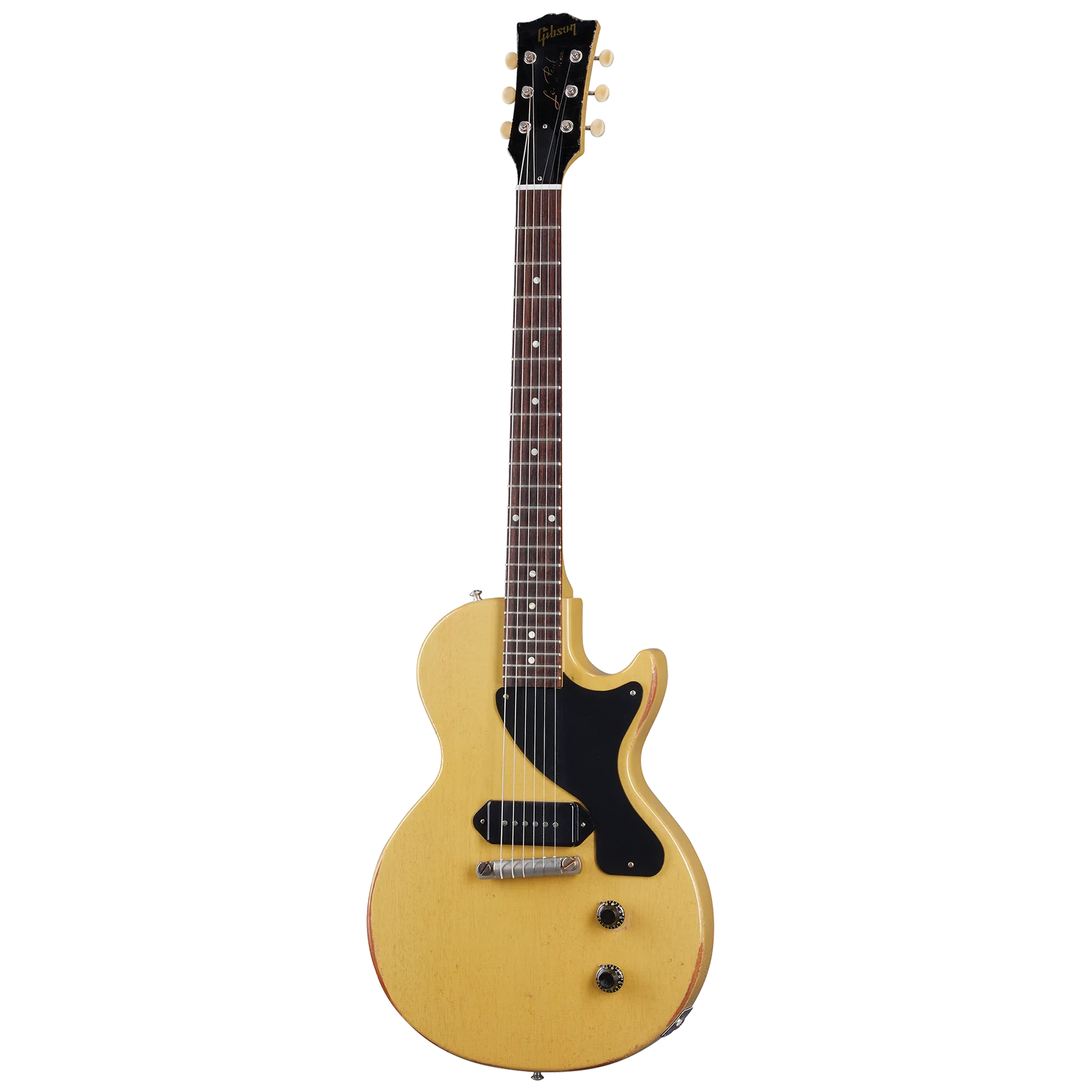 Gibson Custom 1957 Les Paul Junior Reissue, Heavy Aged, TV Yellow - Image 2