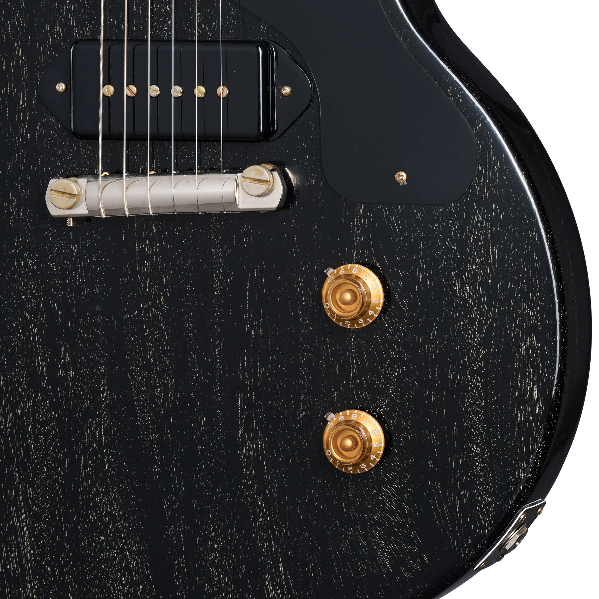 Gibson Custom 1957 Les Paul Junior Reissue, Ultra Light Aged, Silver Fox - Image 8