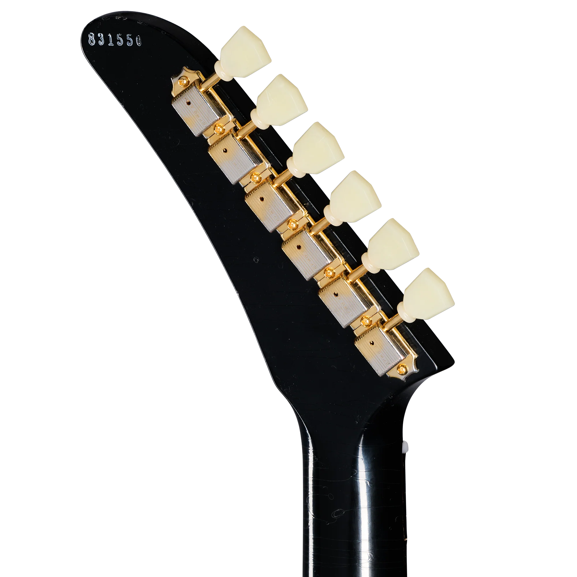 Gibson Custom 1958 Korina Explorer Reissue, Light Aged, Ebony - Image 6