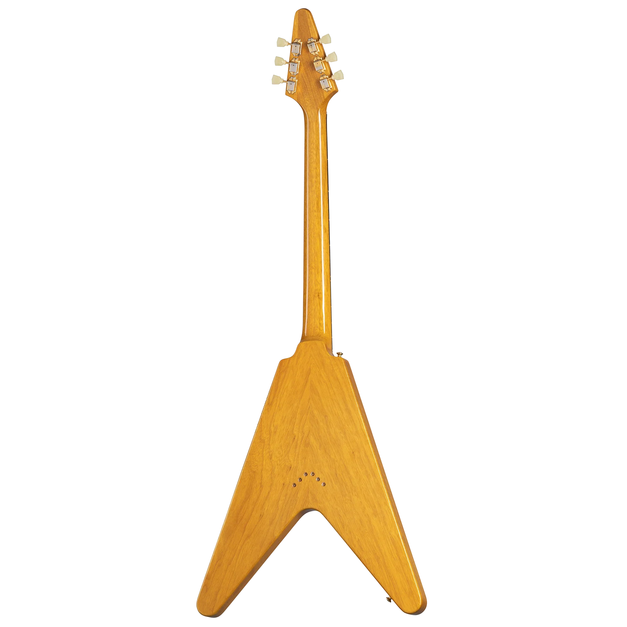 Gibson Custom 1958 Korina Flying V Reissue, Natural - Image 3