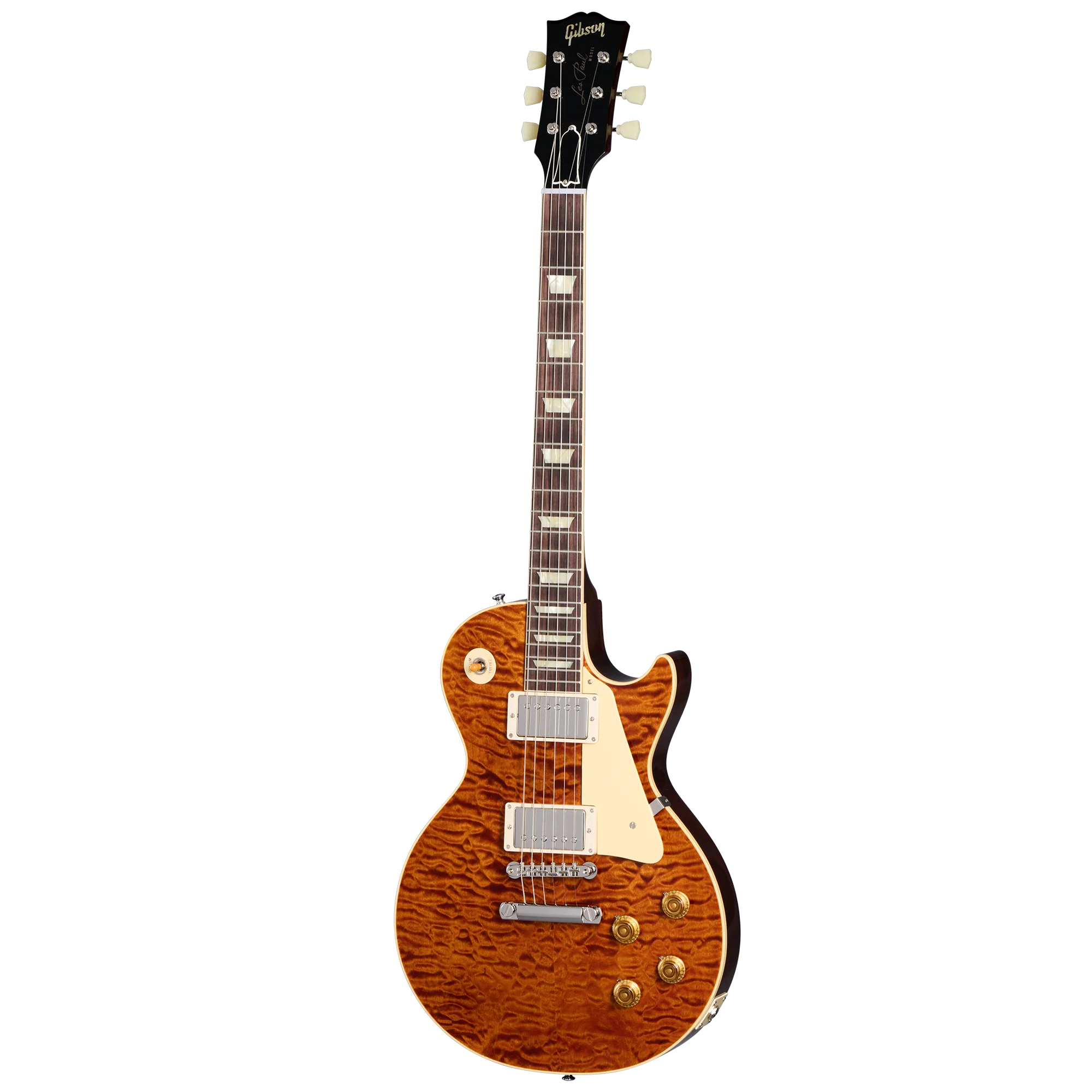 Gibson Custom 1959 Les Paul Standard 2-Piece 5A Quilt Maple Top, Double Whiskey Fade - Image 2