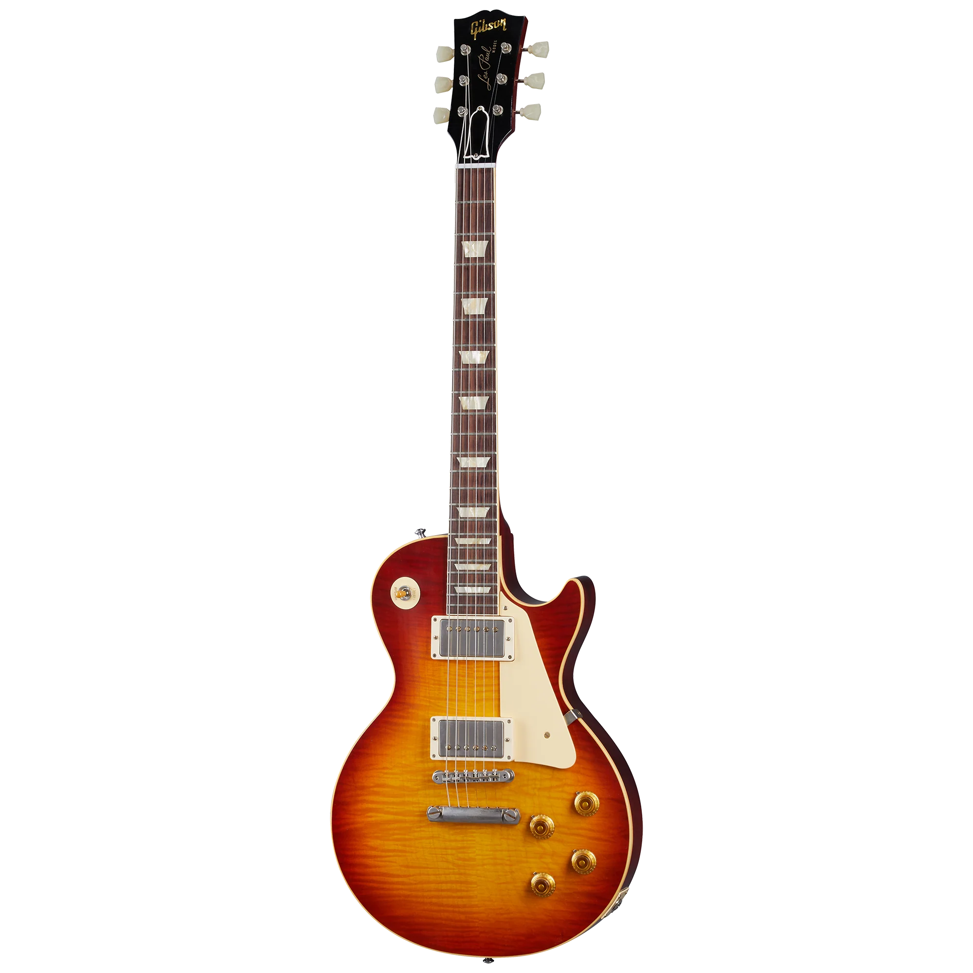 Gibson Custom 1959 Les Paul Standard Reissue, Ultra Light Aged, Sunrise Teaburst - Image 3