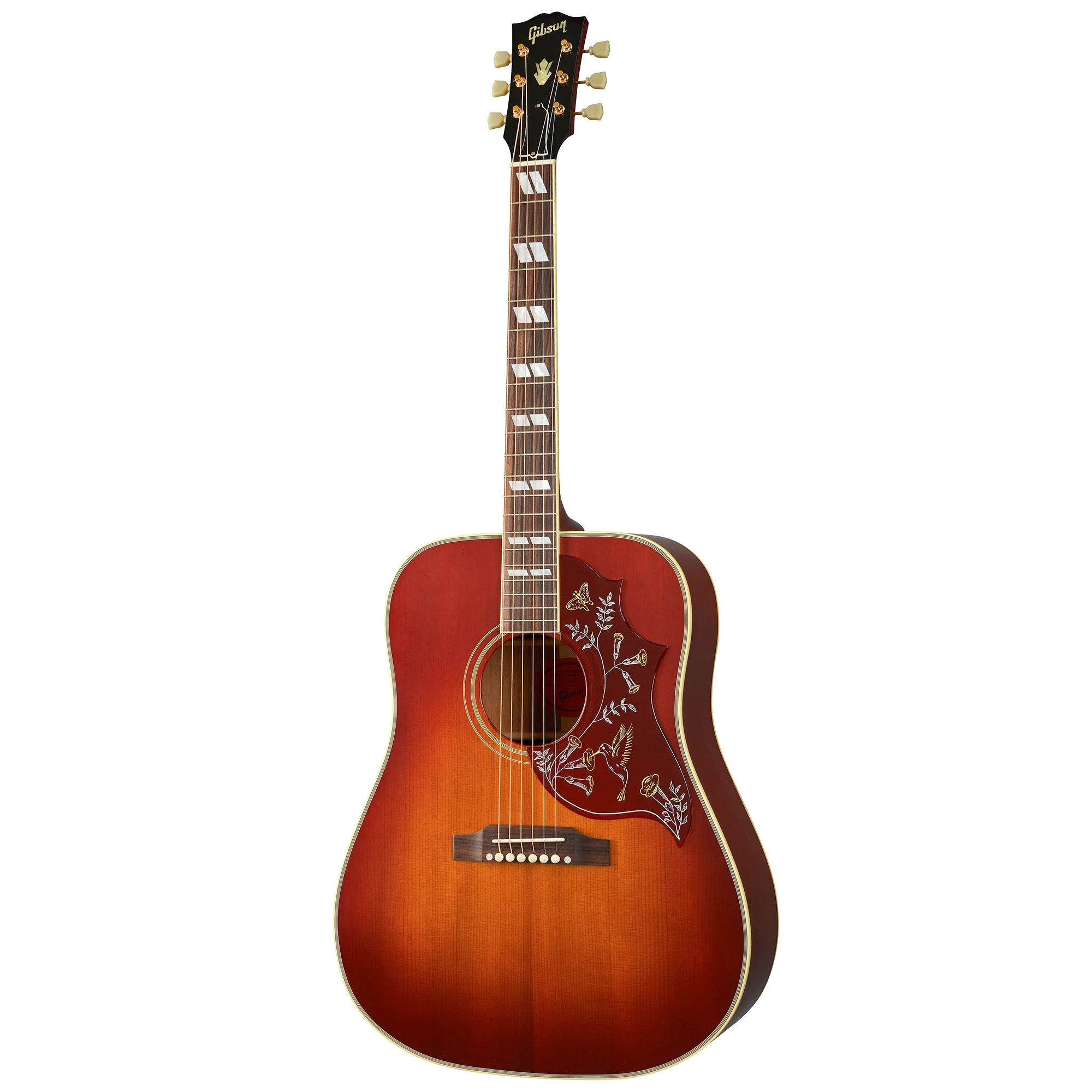 Gibson Custom 1960 Hummingbird Reissue, Heritage Cherry Sunburst - Image 2