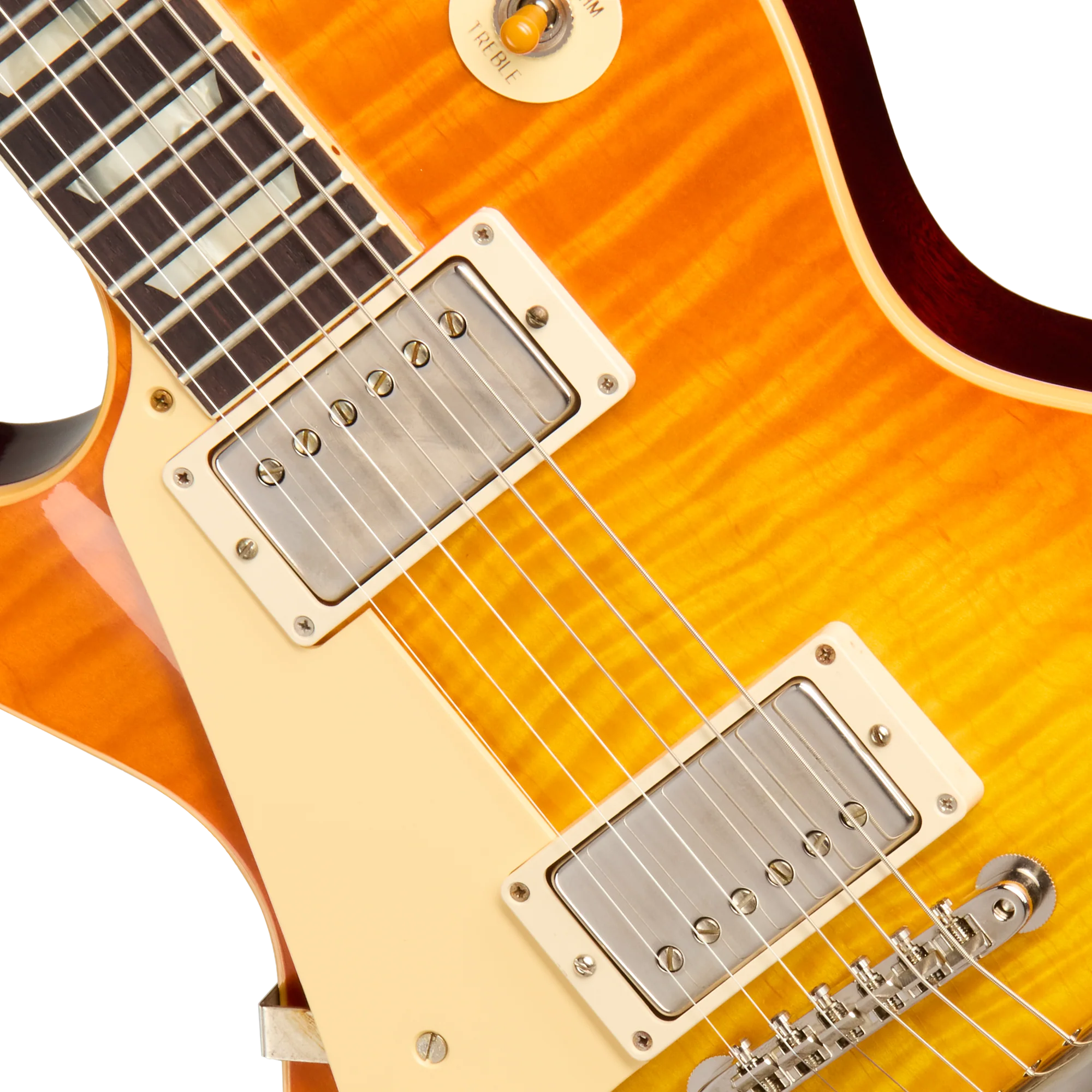 Gibson Custom 1960 Les Paul Standard Reissue, Left-Handed, VOS, Tangerine Burst - Image 7
