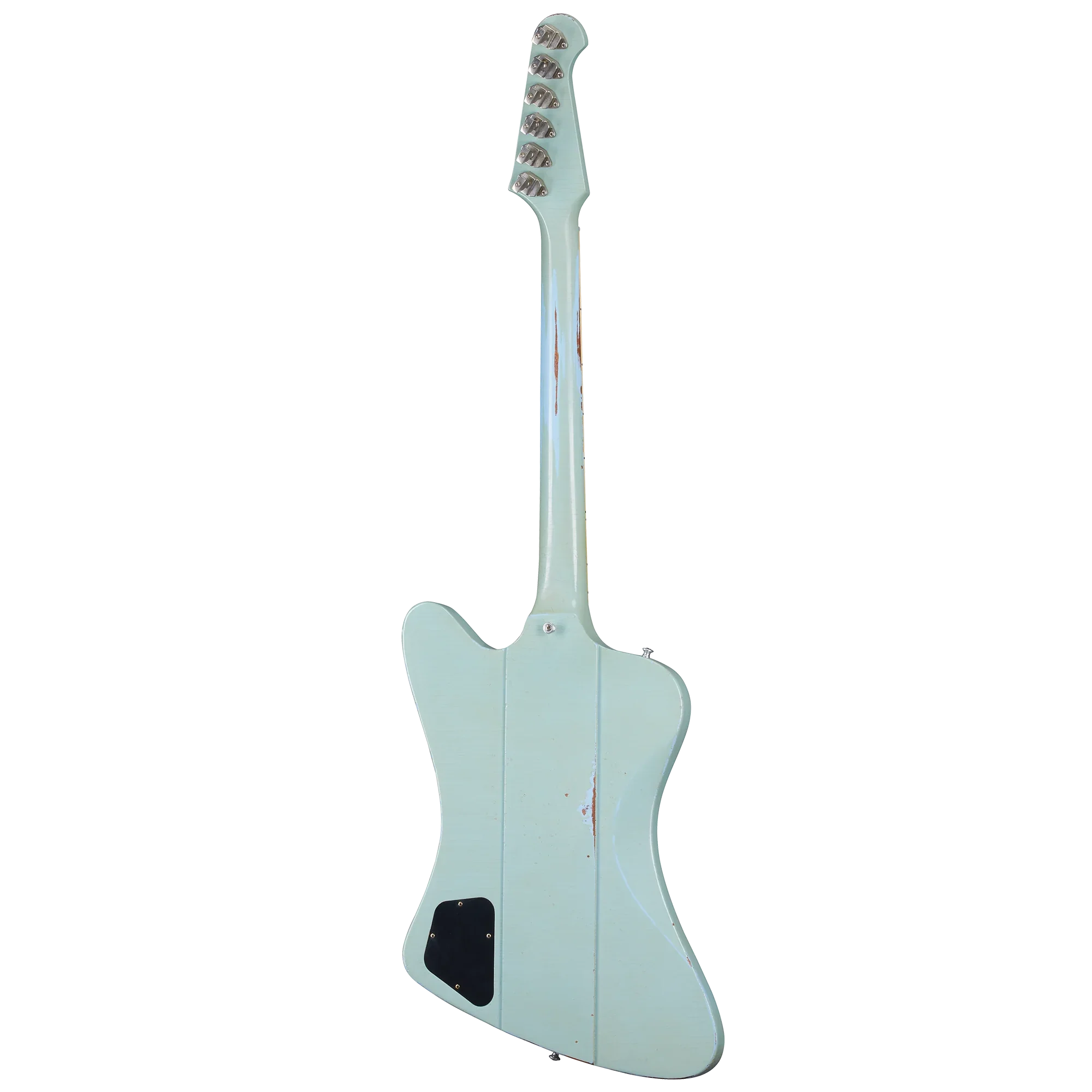 Gibson Custom 1963 Firebird V with Maestro Vibrola, Heavy Aged, Antique Frost Blue - Image 3