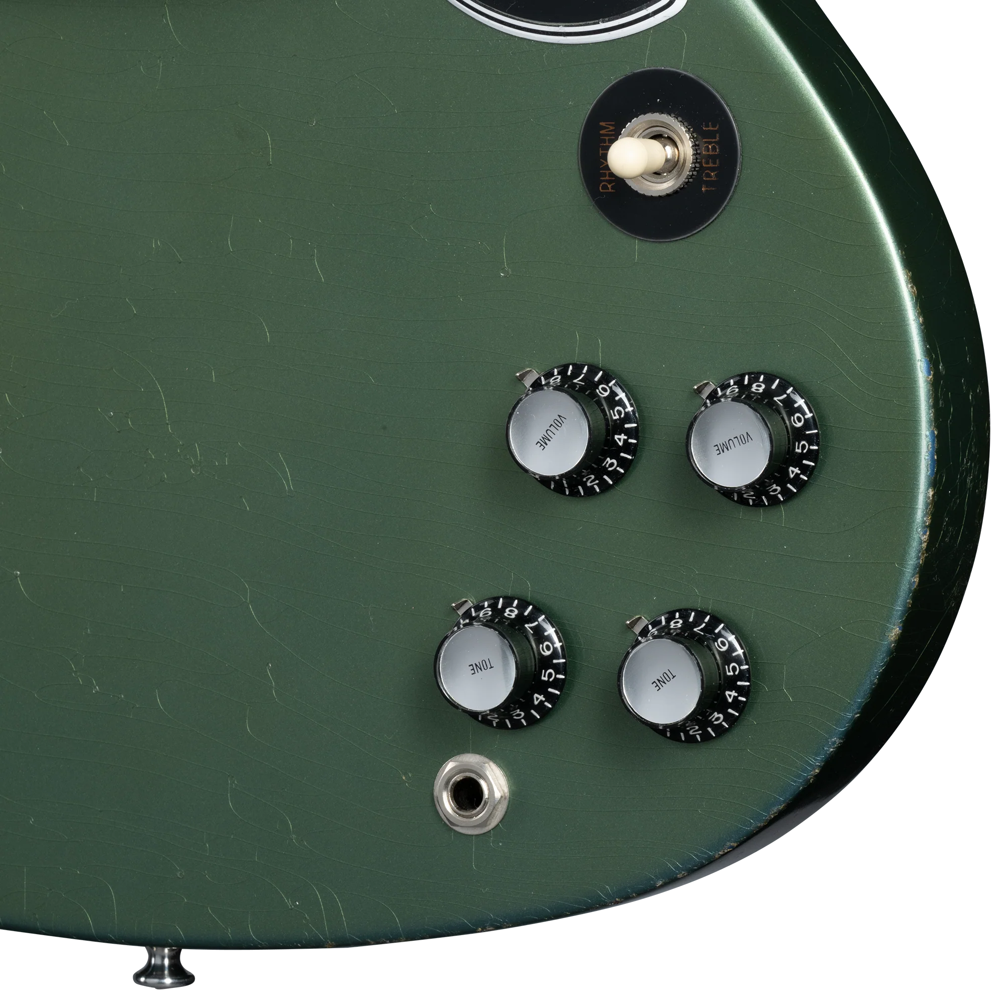 Gibson Custom 1963 SG Special Reissue, Light Aged, Antique Pelham Blue - Image 5