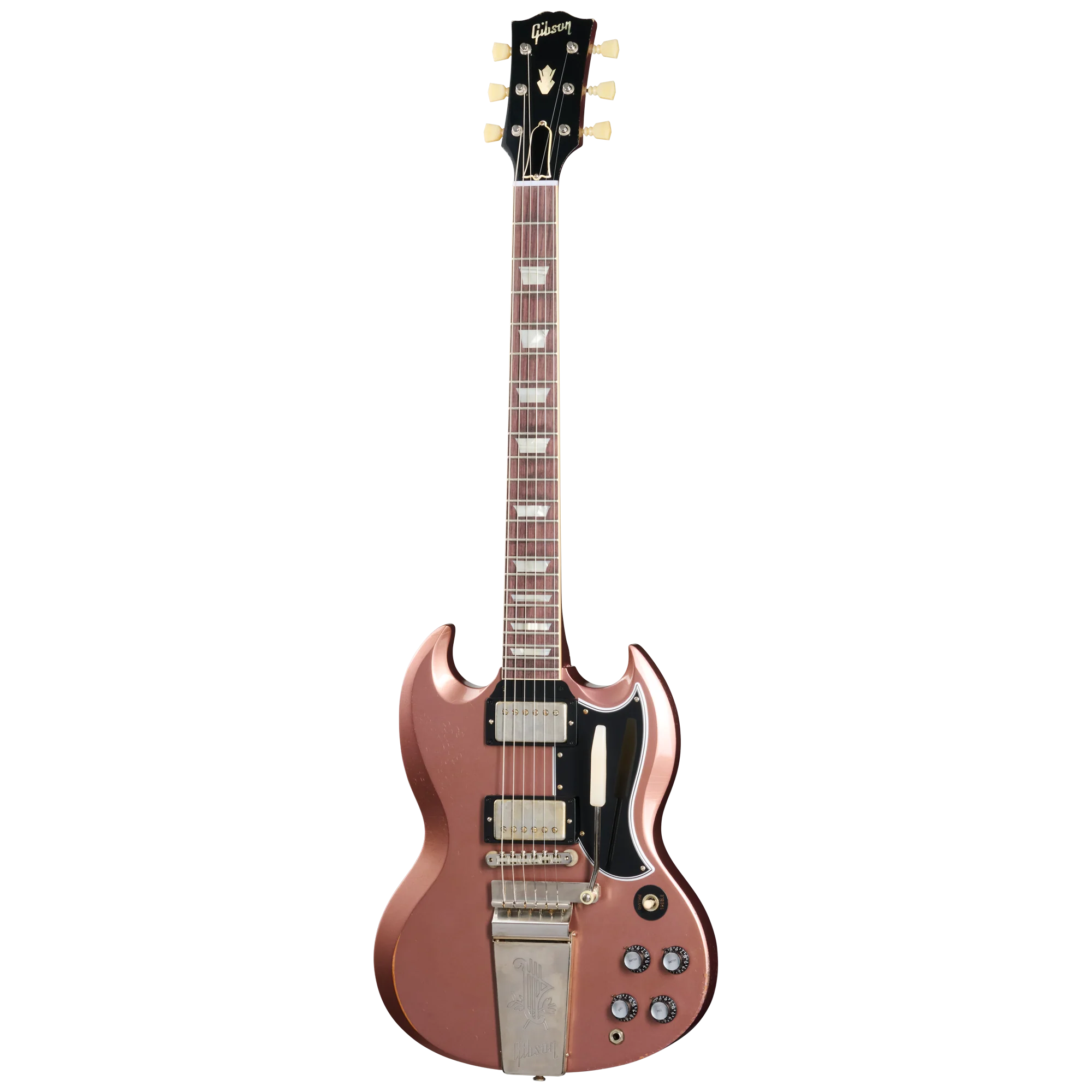Gibson Custom 1964 SG Standard Reissue, Light Aged, Heather Poly - Image 3