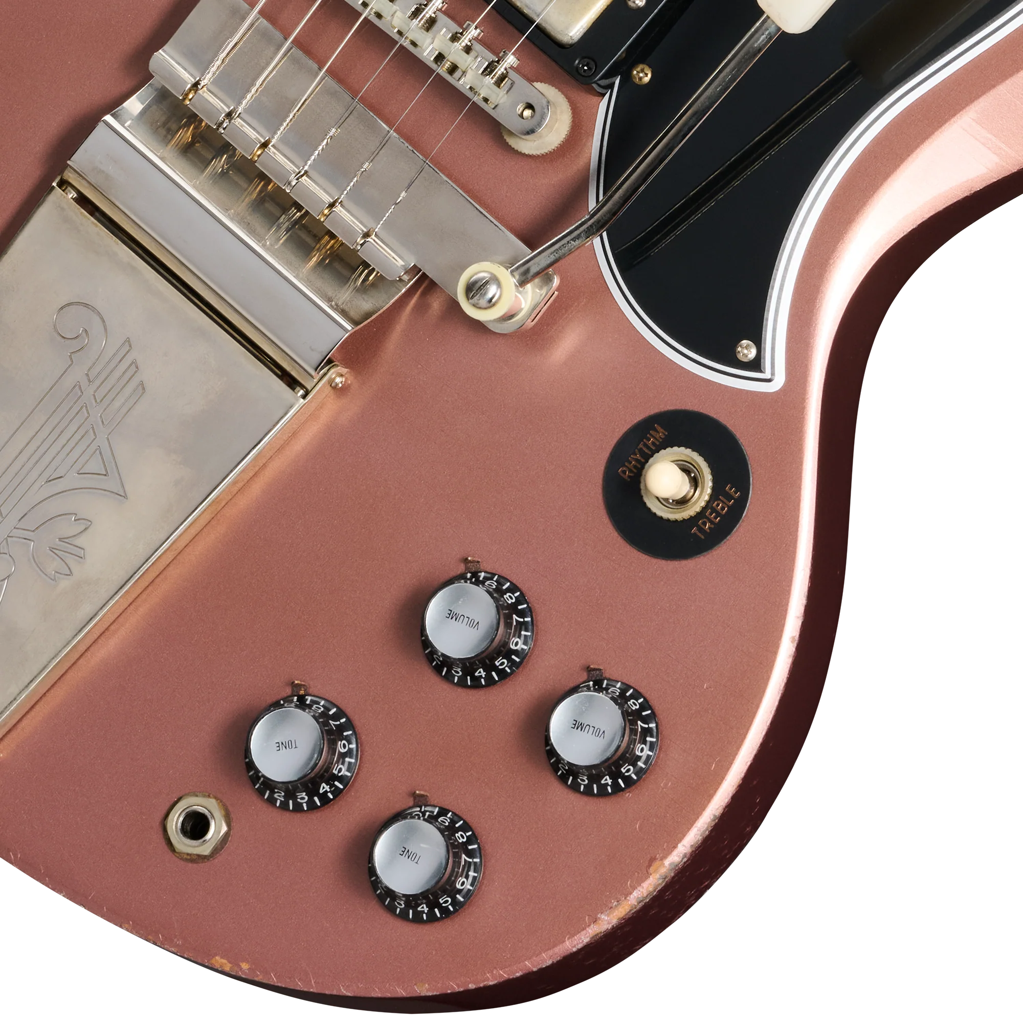 Gibson Custom 1964 SG Standard Reissue, Light Aged, Heather Poly - Image 8