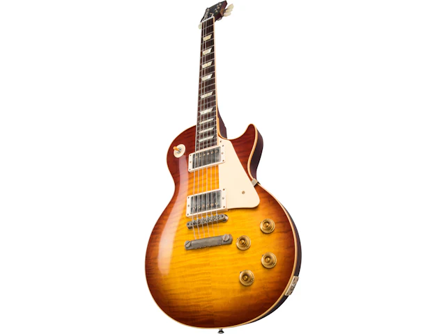 Gibson Custom 60th Anniversary 1959 Les Paul Standard, Cherry Teaburst (Brown/Pink Lifton Reissue 5-Latch Case Included) - Image 10