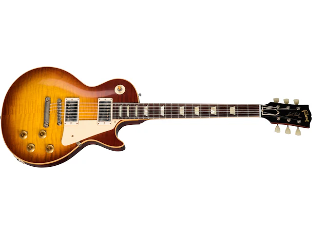 Gibson Custom 60th Anniversary 1959 Les Paul Standard, Cherry Teaburst (Brown/Pink Lifton Reissue 5-Latch Case Included) - Image 7