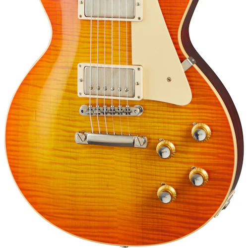 Gibson Custom 60th Anniversary 1960 Les Paul Standard V2 VOS, Orange Lemon Fade, V2 Orange Lemon Fade - Image 4
