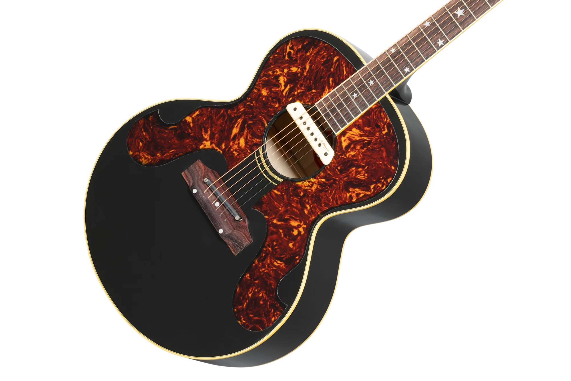 Gibson Custom Cat Stevens J-180 Collector's Edition, Ebony - Image 4