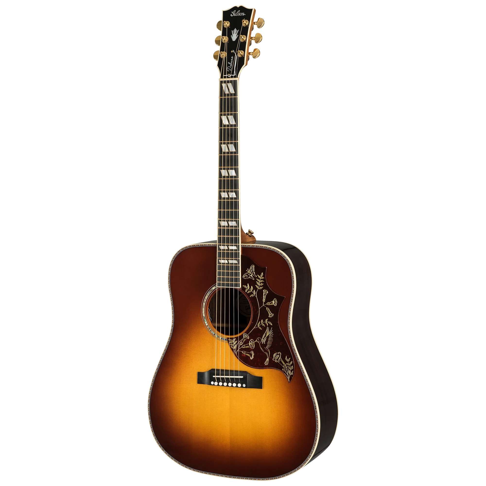 Gibson Custom Hummingbird Deluxe Rosewood, Left-Handed, Rosewood Burst - Image 3