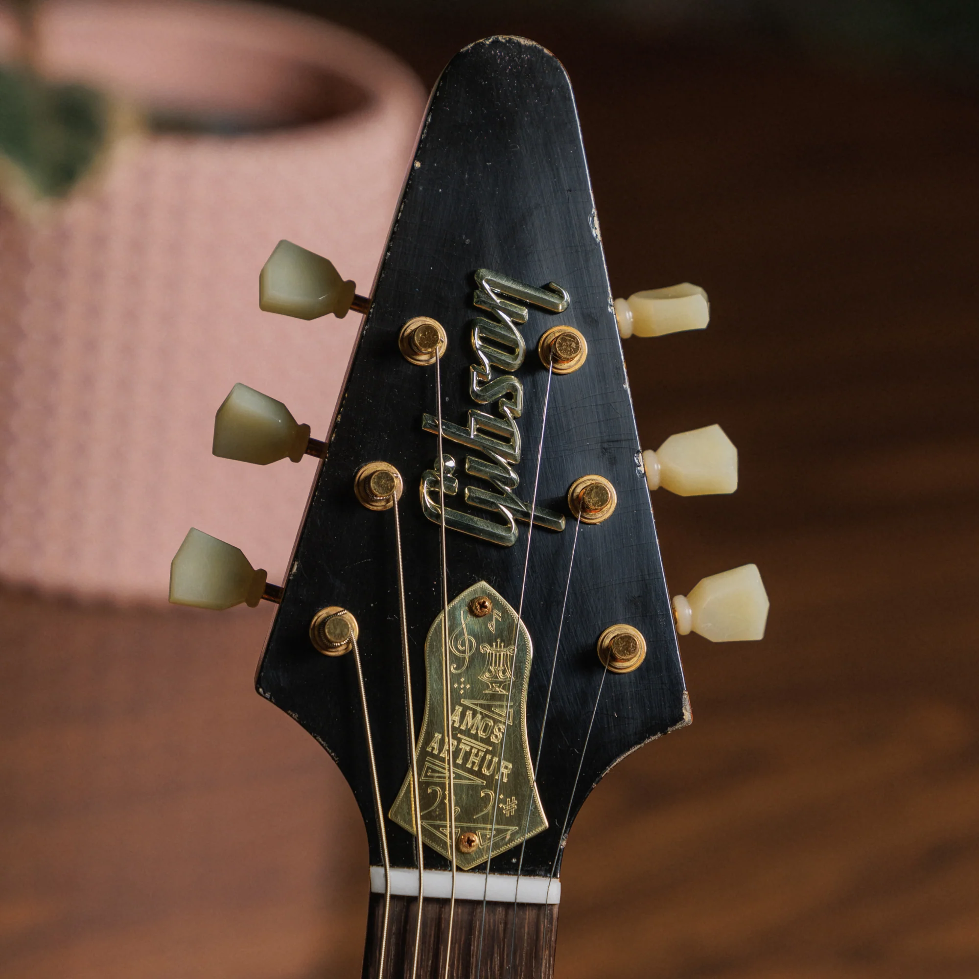 Gibson Custom Joe Bonamassa "Amos" 1958 Flying V Collector's Edition, Antique Natural - Image 19